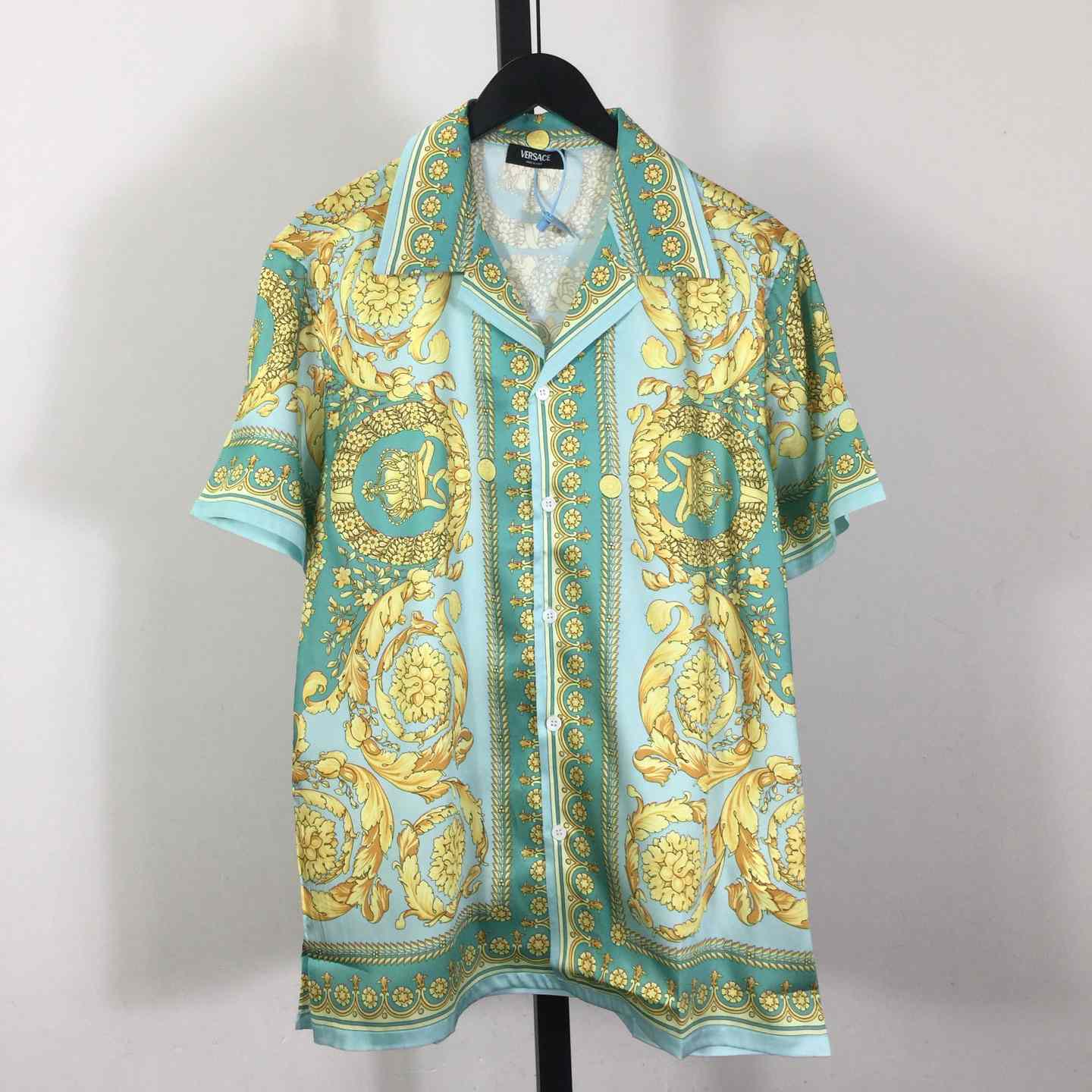 Versace Barocco Silk Shirt - DopestKickz