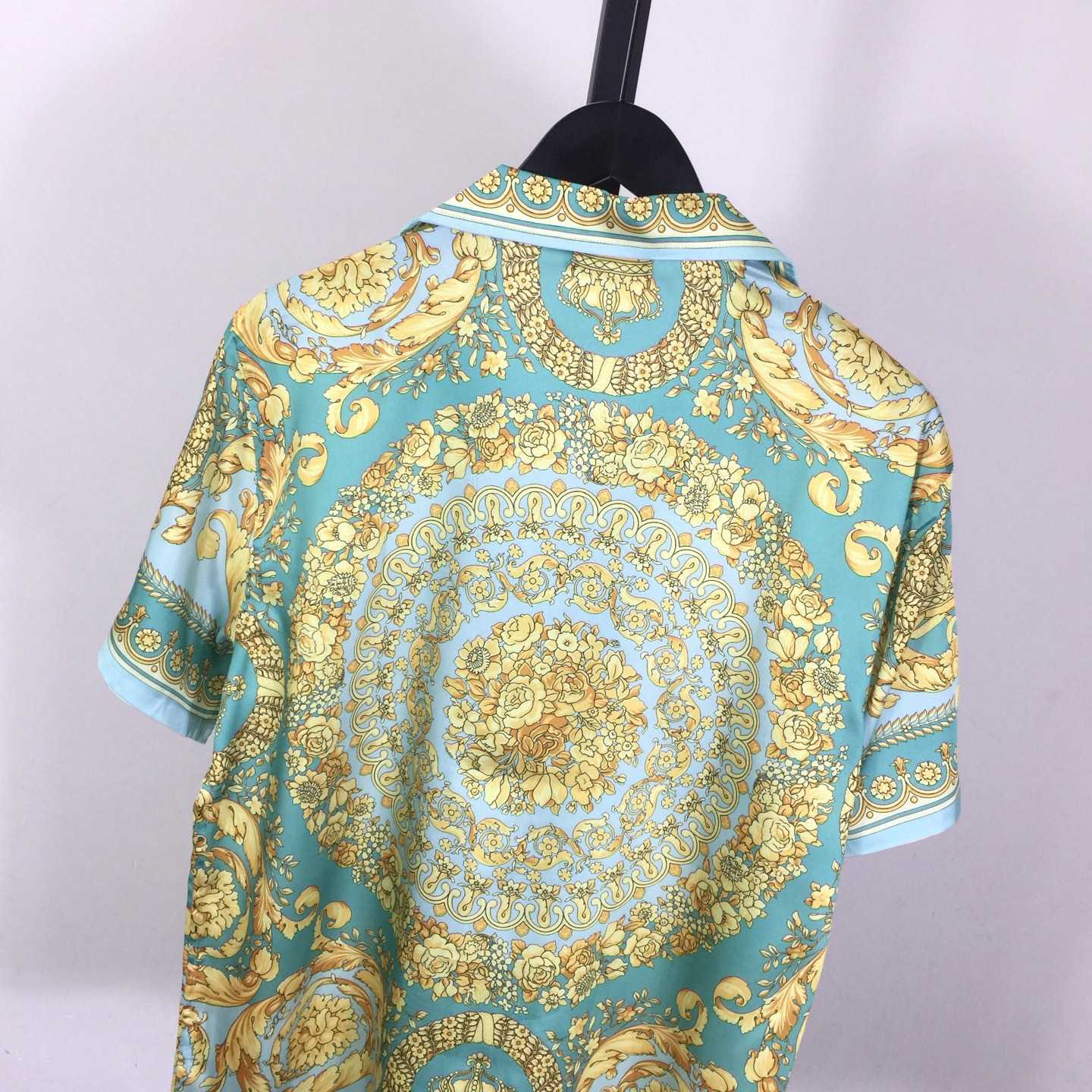 Versace Barocco Silk Shirt - DopestKickz