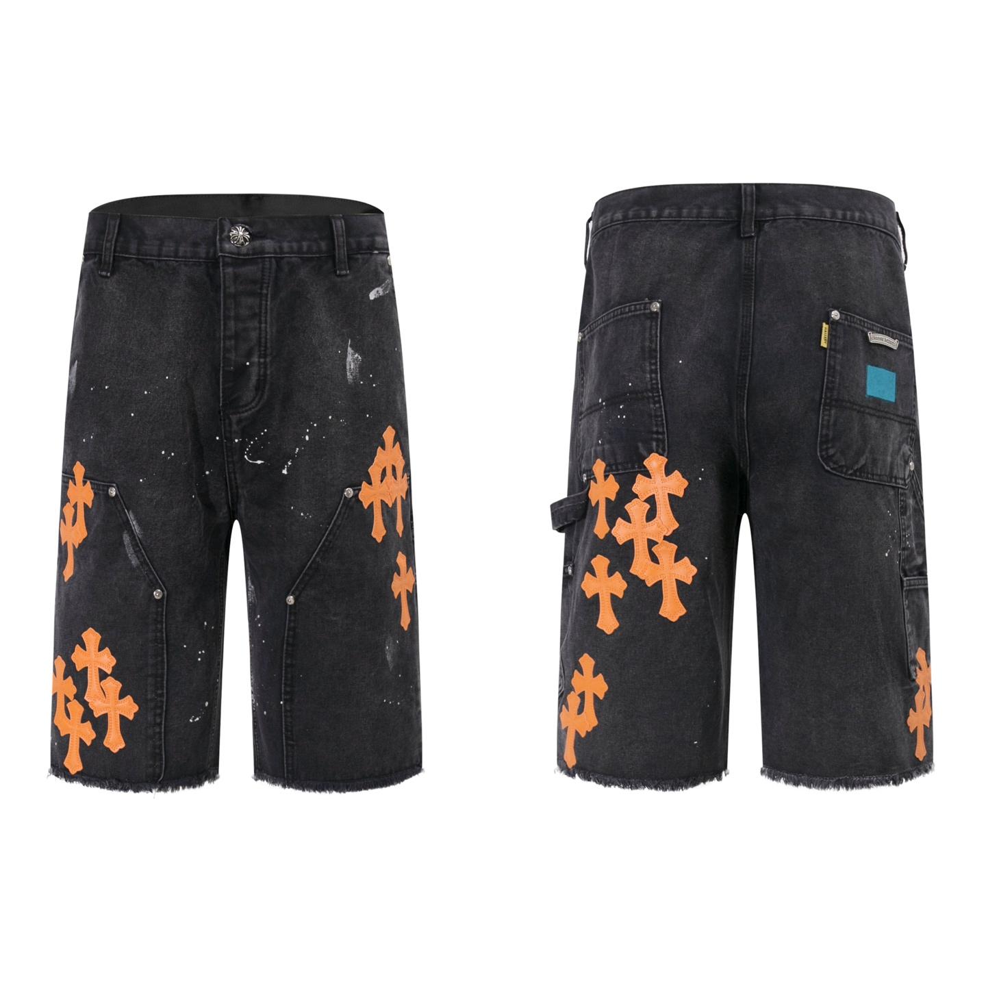 Chrome Hearts Denim Shorts - DopestKickz