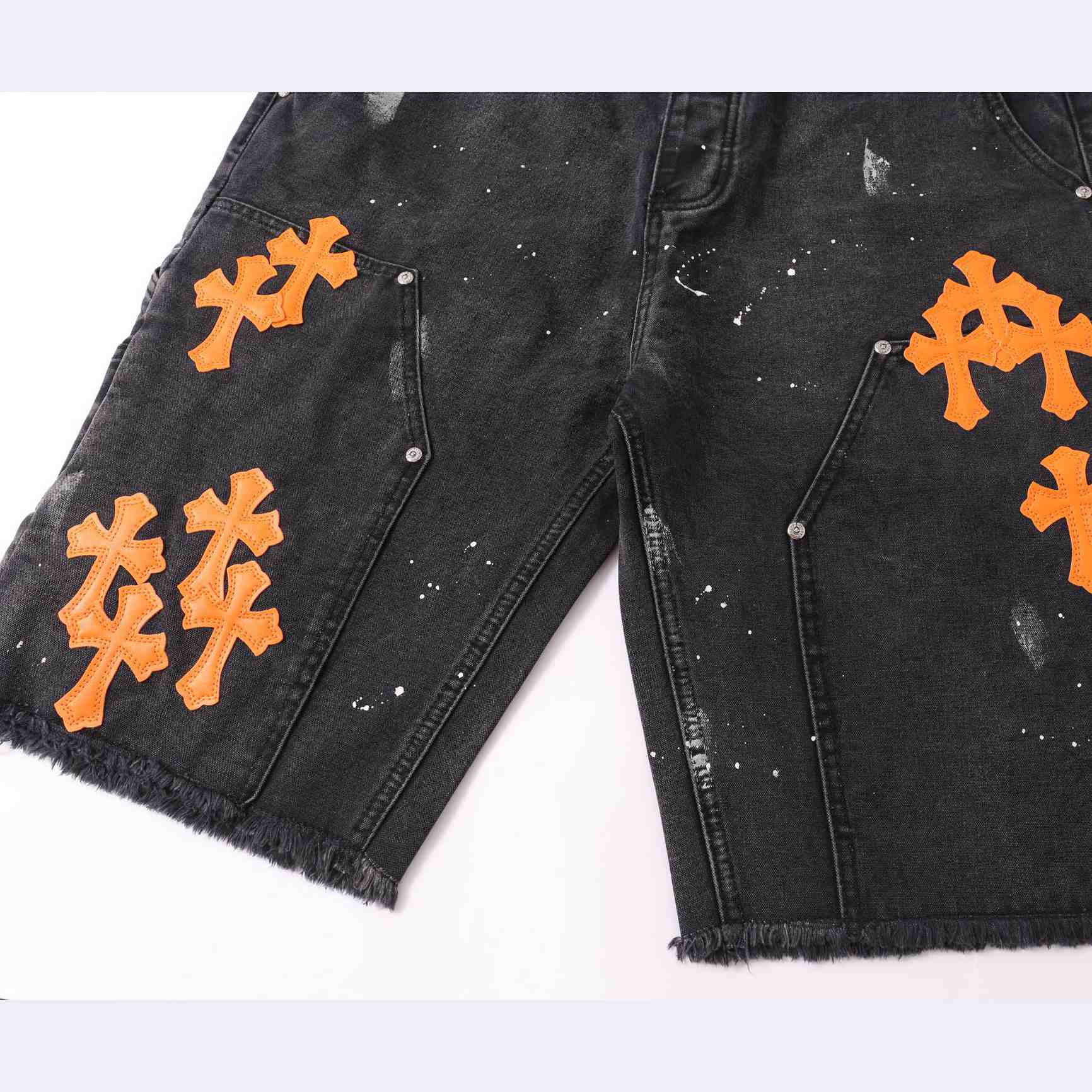 Chrome Hearts Denim Shorts - DopestKickz