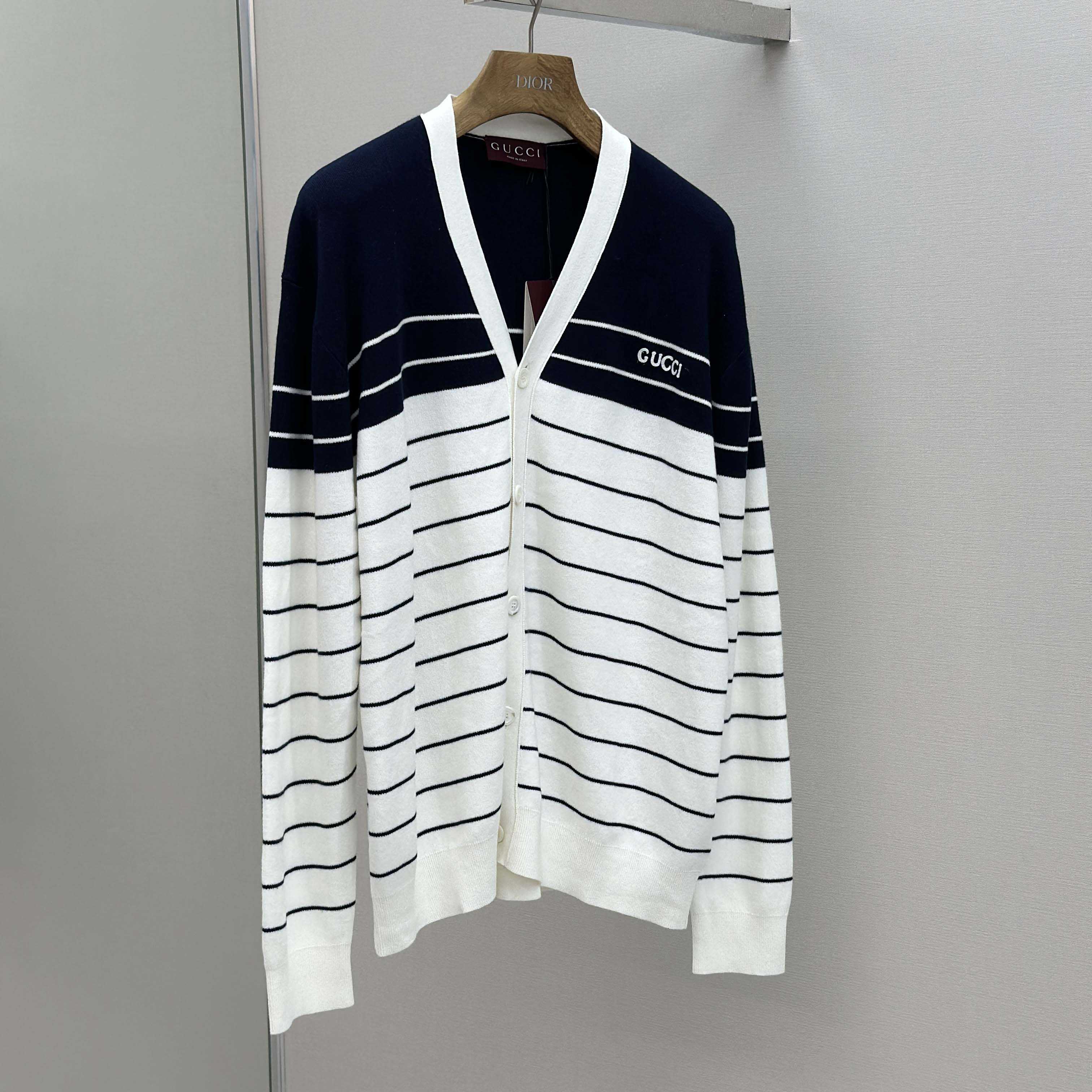 Gucci Cotton Cardigan With Embroidery - DopestKickz