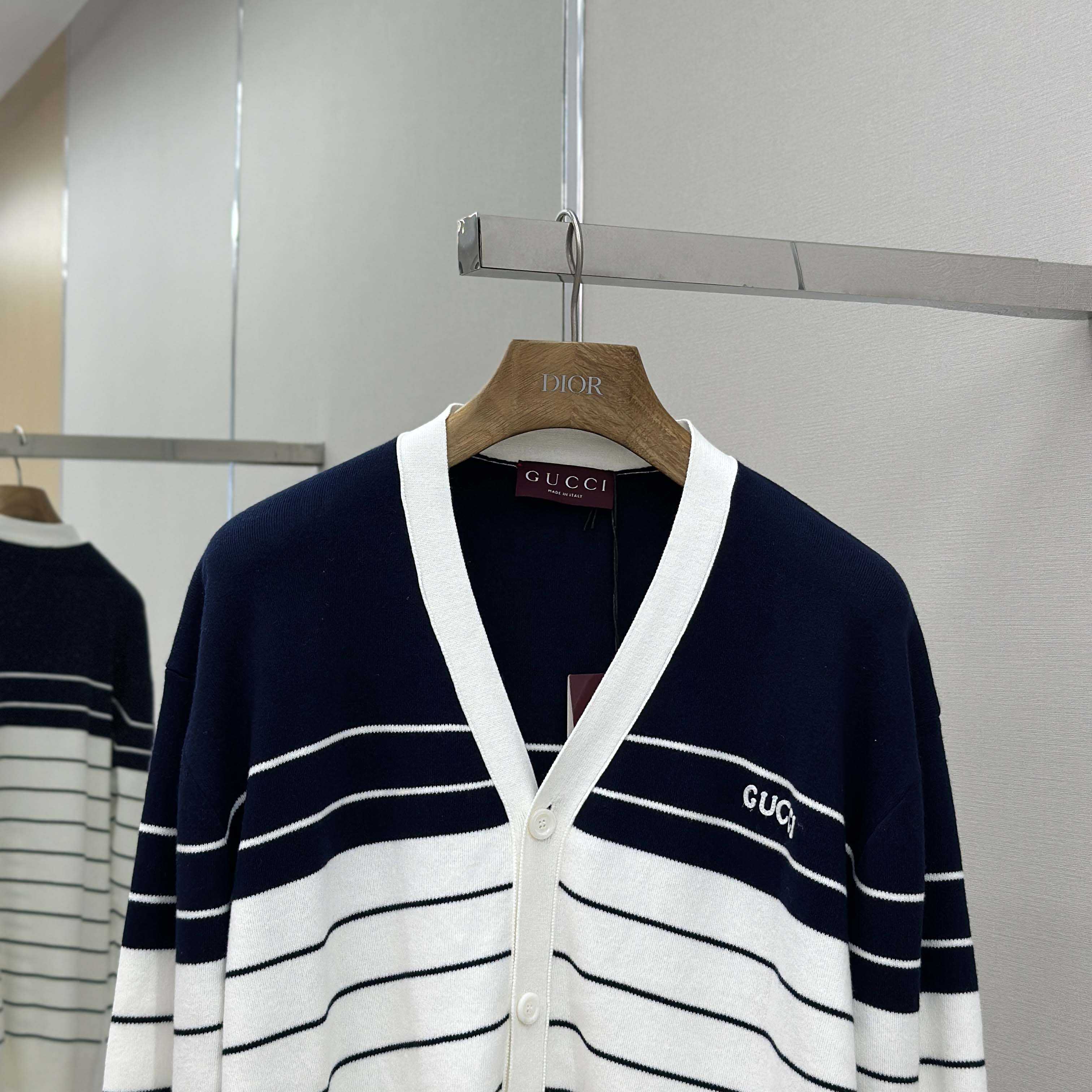 Gucci Cotton Cardigan With Embroidery - DopestKickz