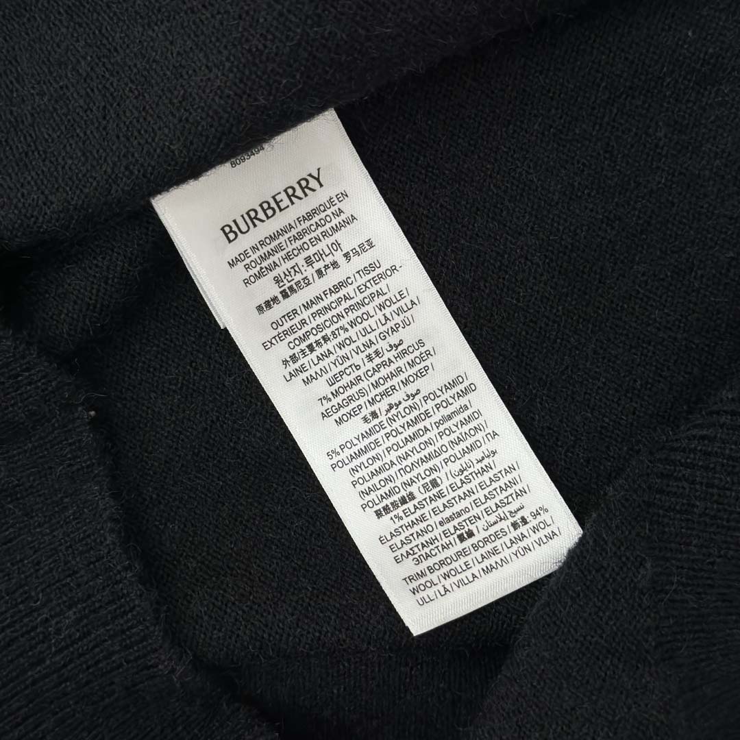 Burberry Long-sleeve Cashmere Blend Polo Shirt - DopestKickz