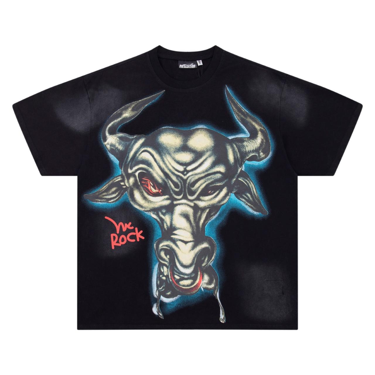 Hellstar x WWE Brahma Bull T-Shirt 'Black' - DopestKickz