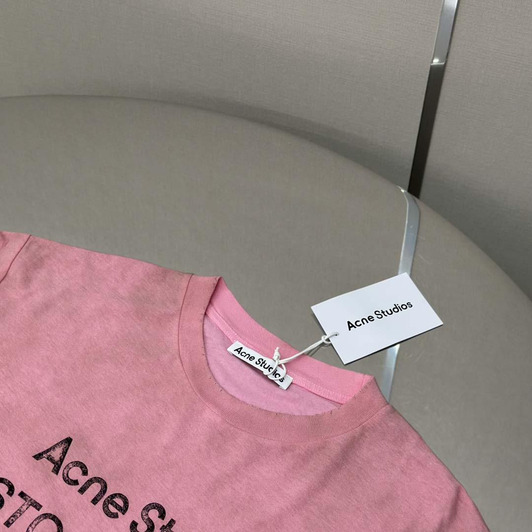 Acne Studios Logo T-shirt - Relaxed Fit - DopestKickz
