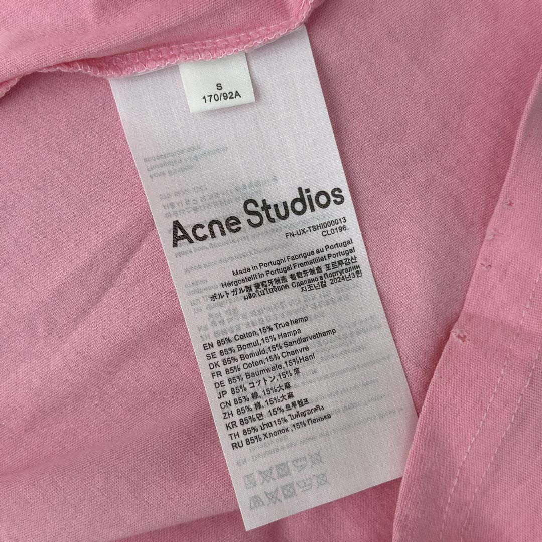Acne Studios Logo T-shirt - Relaxed Fit - DopestKickz