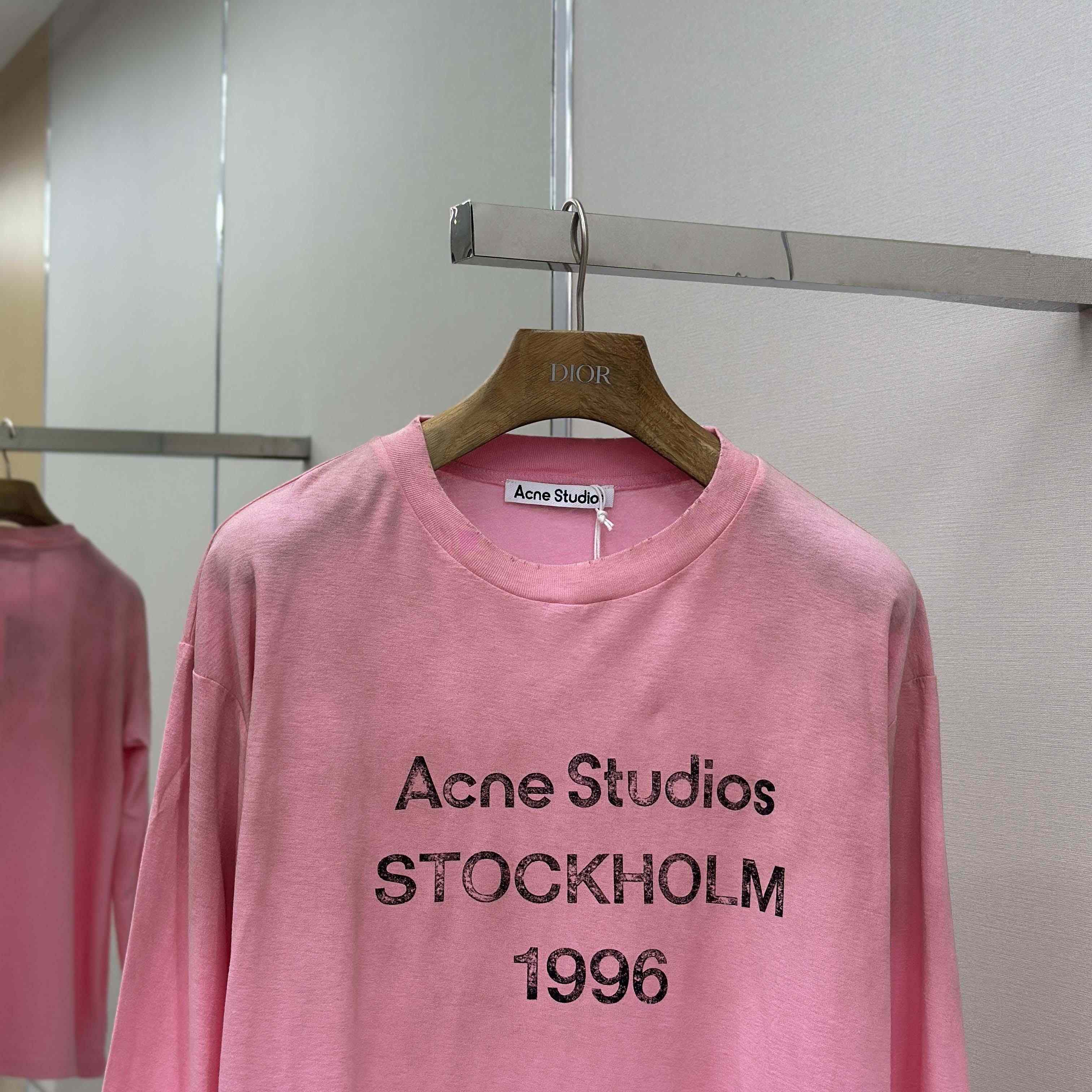 Acne Studios Logo T-shirt - Relaxed Fit - DopestKickz