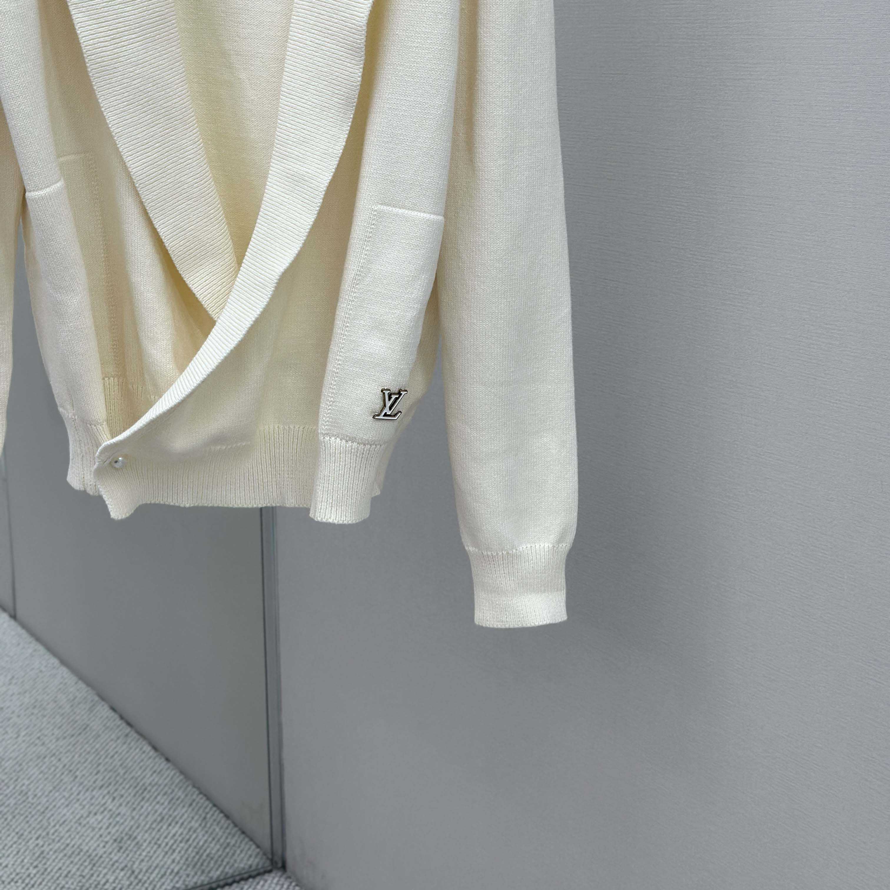 Louis Vuitton Shawl Collar Knit Jacket   1AHVNR - DopestKickz