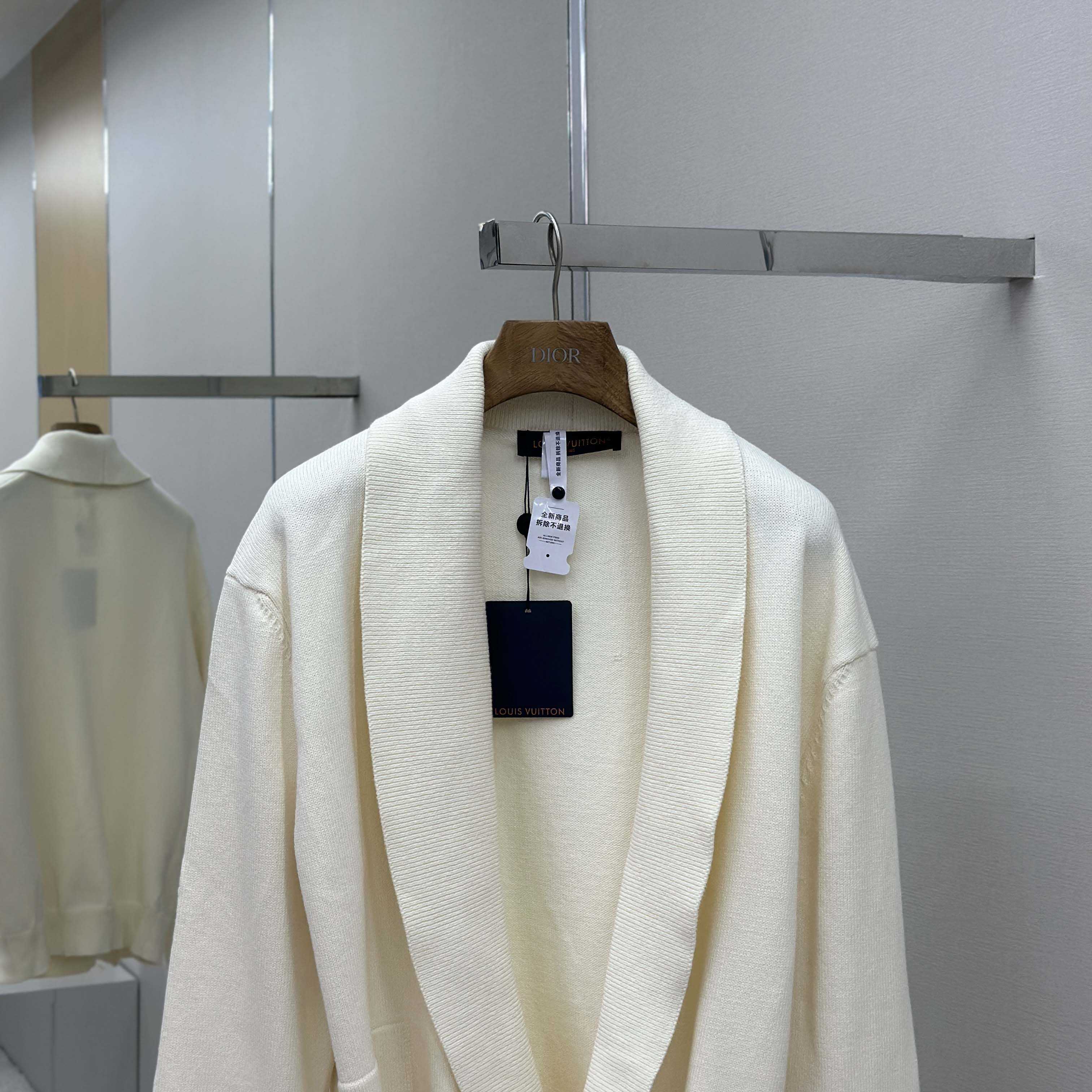 Louis Vuitton Shawl Collar Knit Jacket   1AHVNR - DopestKickz