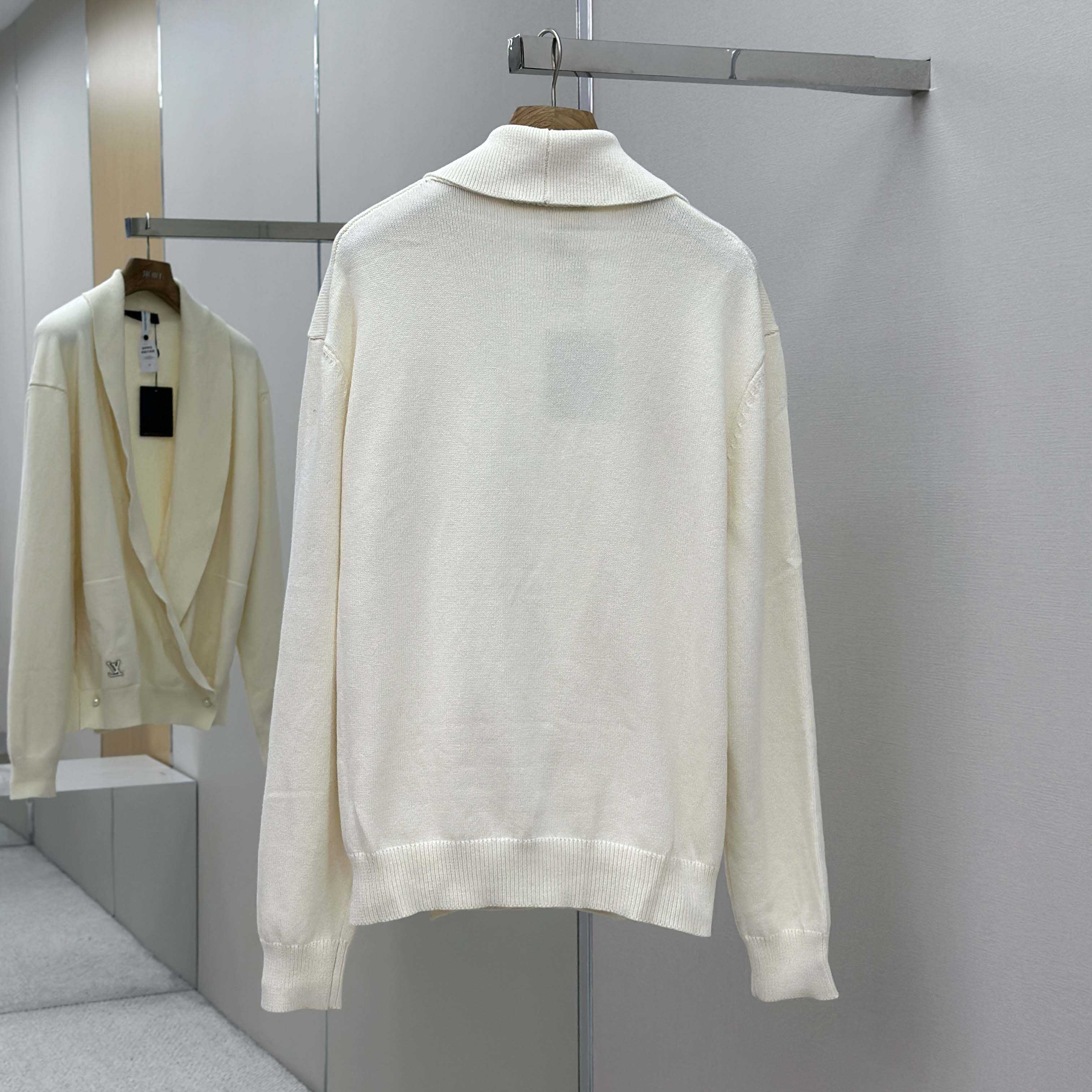 Louis Vuitton Shawl Collar Knit Jacket   1AHVNR - DopestKickz