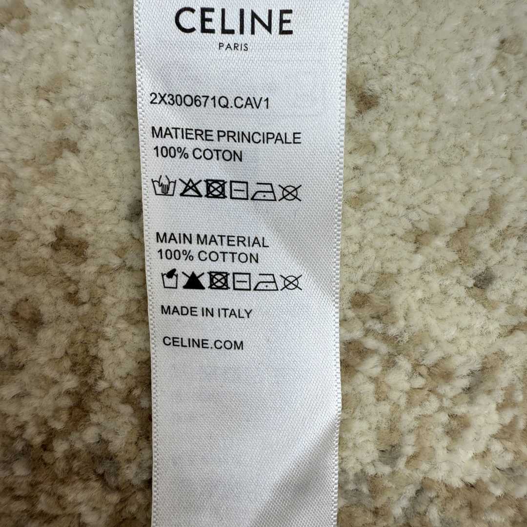 Celine Triomphe Regular T-shirt In Cotton Jersey - DopestKickz