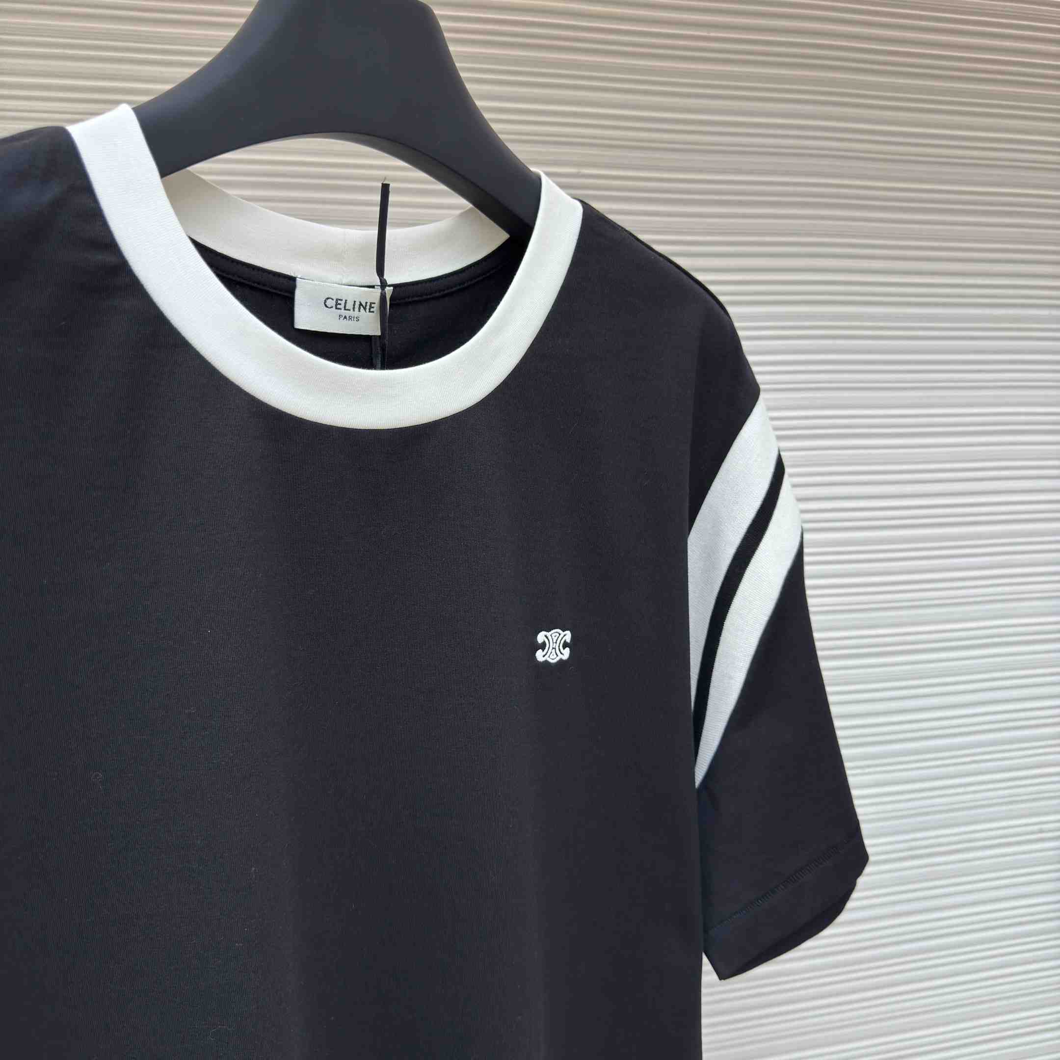 Celine Triomphe Regular T-shirt In Cotton Jersey - DopestKickz