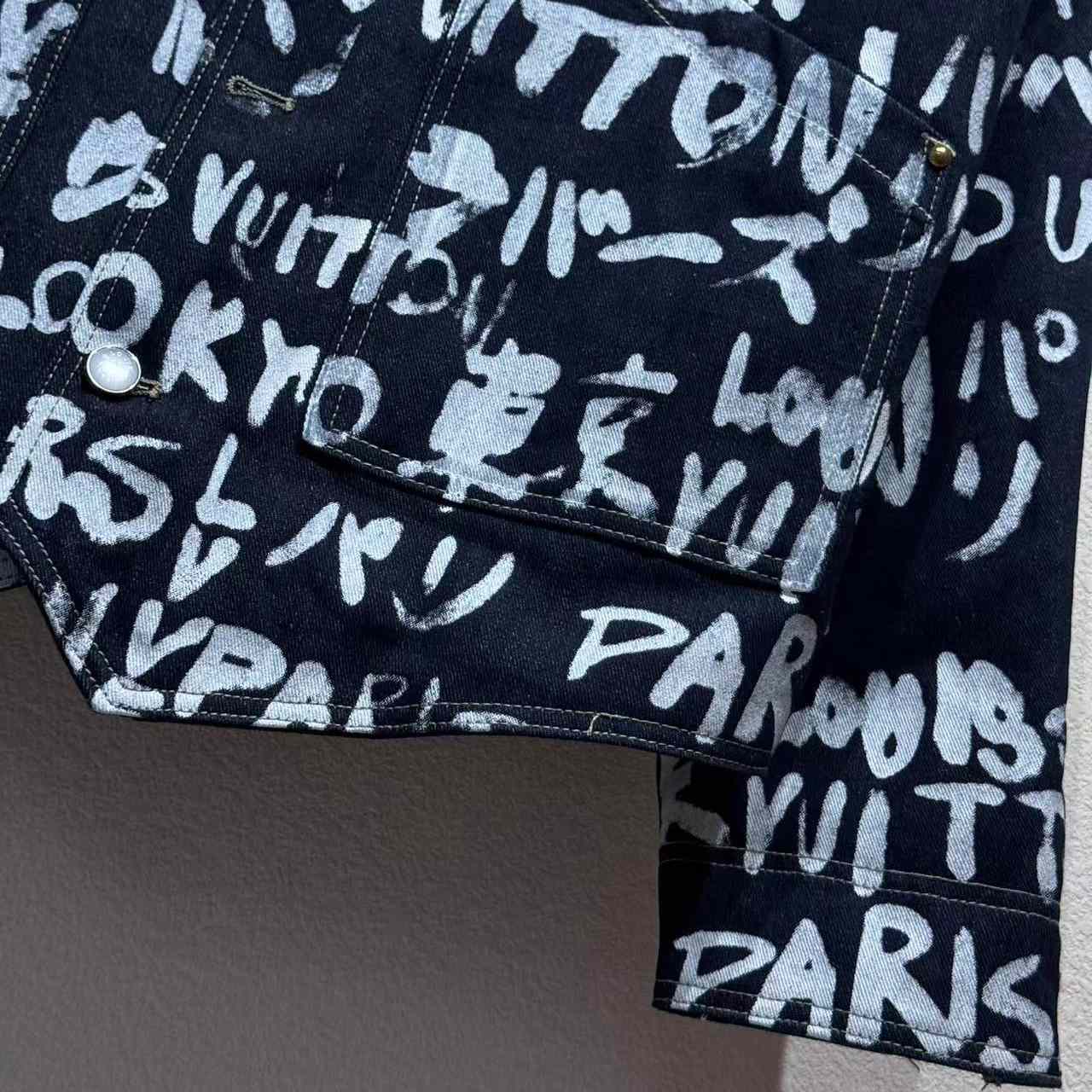 Louis Vuitton Denim Collarless Jacket  1AILLL - DopestKickz