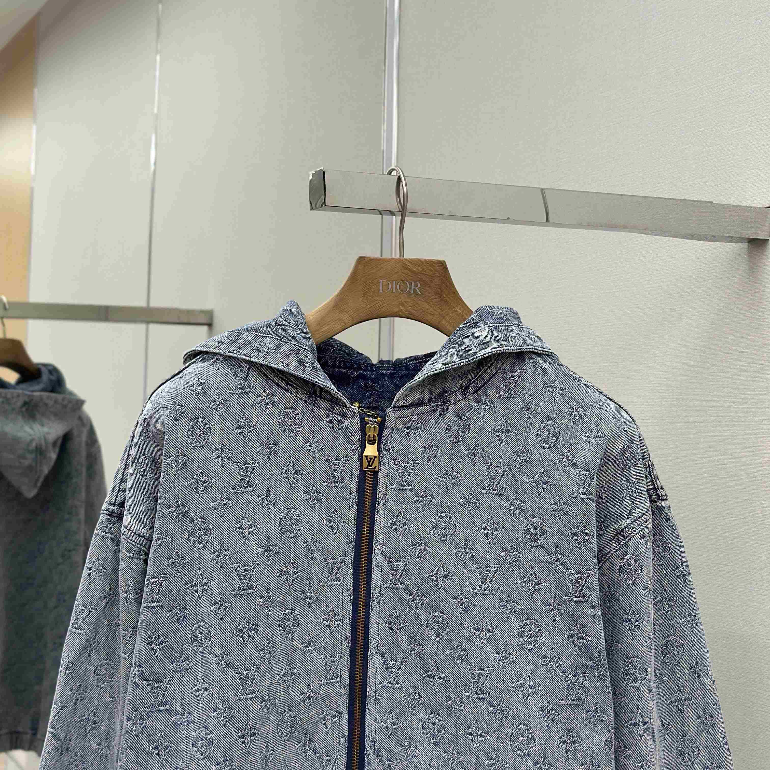 Louis Vuitton Monogram Denim Jacket - DopestKickz