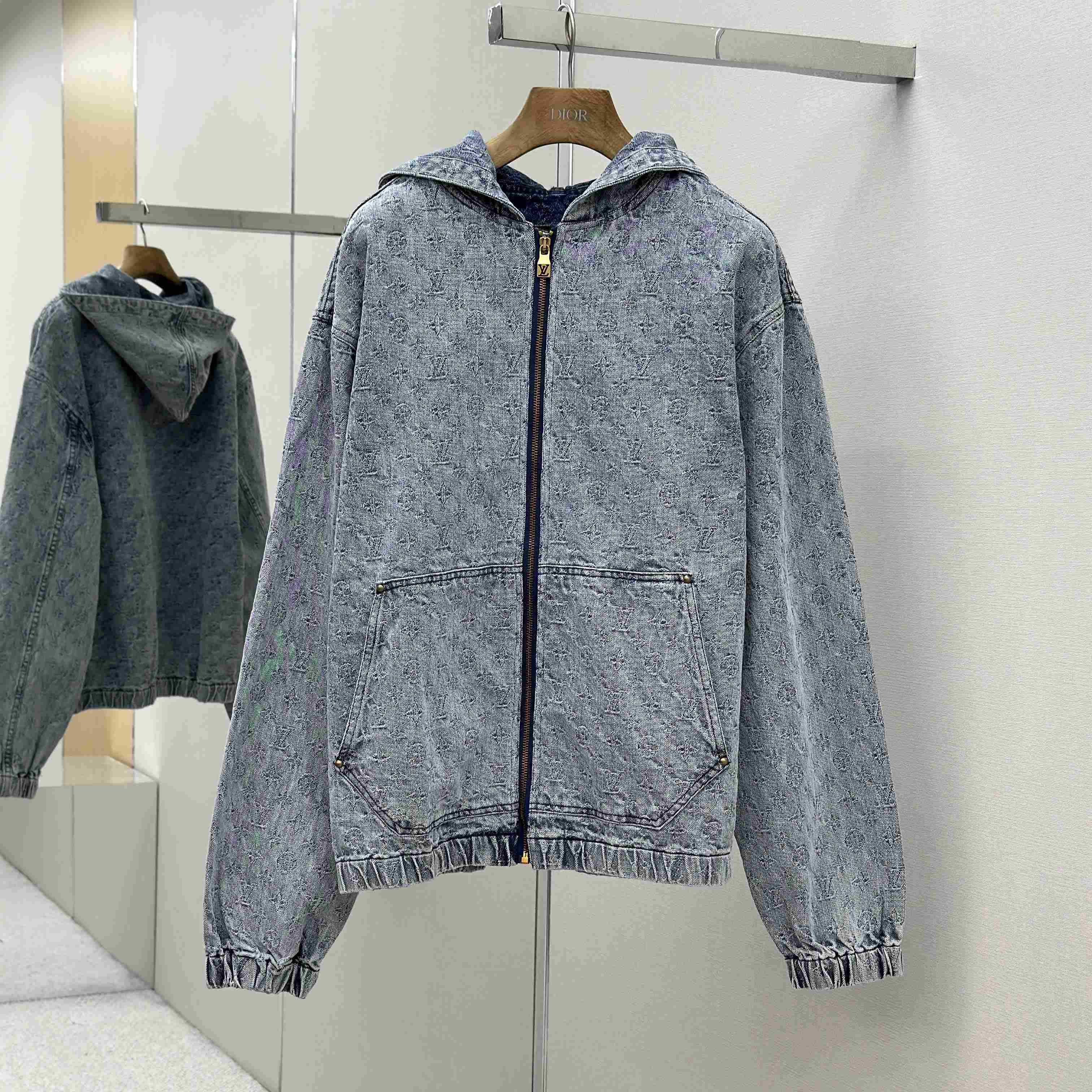 Louis Vuitton Monogram Denim Jacket - DopestKickz