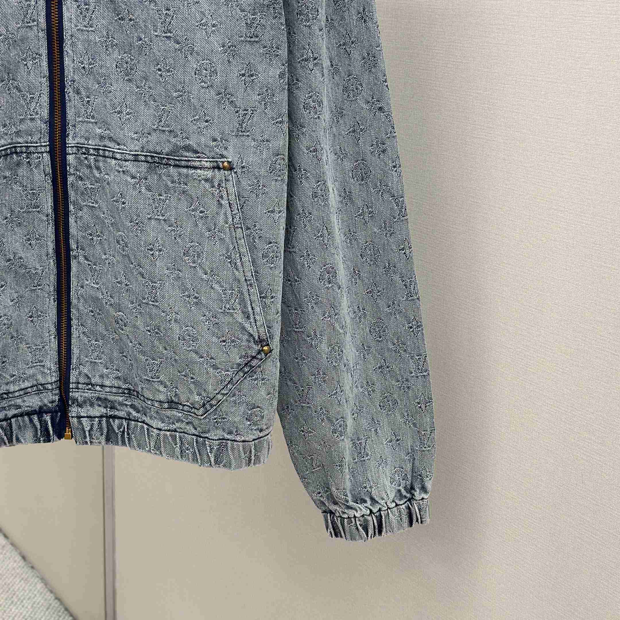 Louis Vuitton Monogram Denim Jacket - DopestKickz