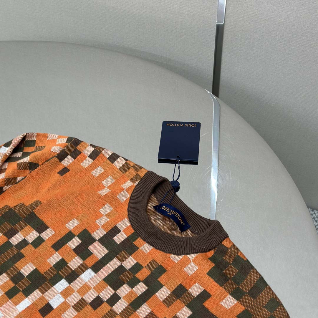 Louis Vuitton Jacquard Cotton Pullover   1AFXRN - DopestKickz