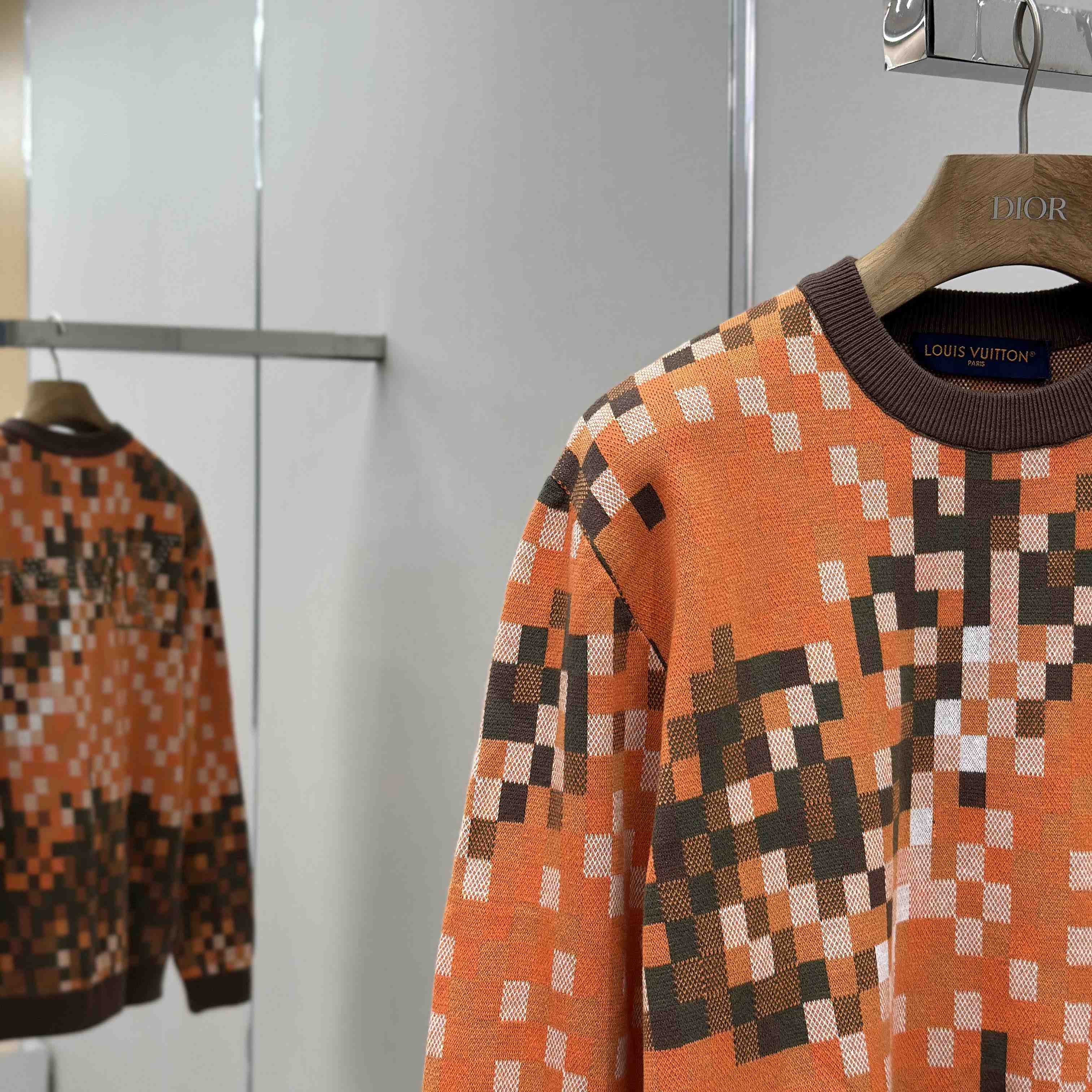 Louis Vuitton Jacquard Cotton Pullover   1AFXRN - DopestKickz