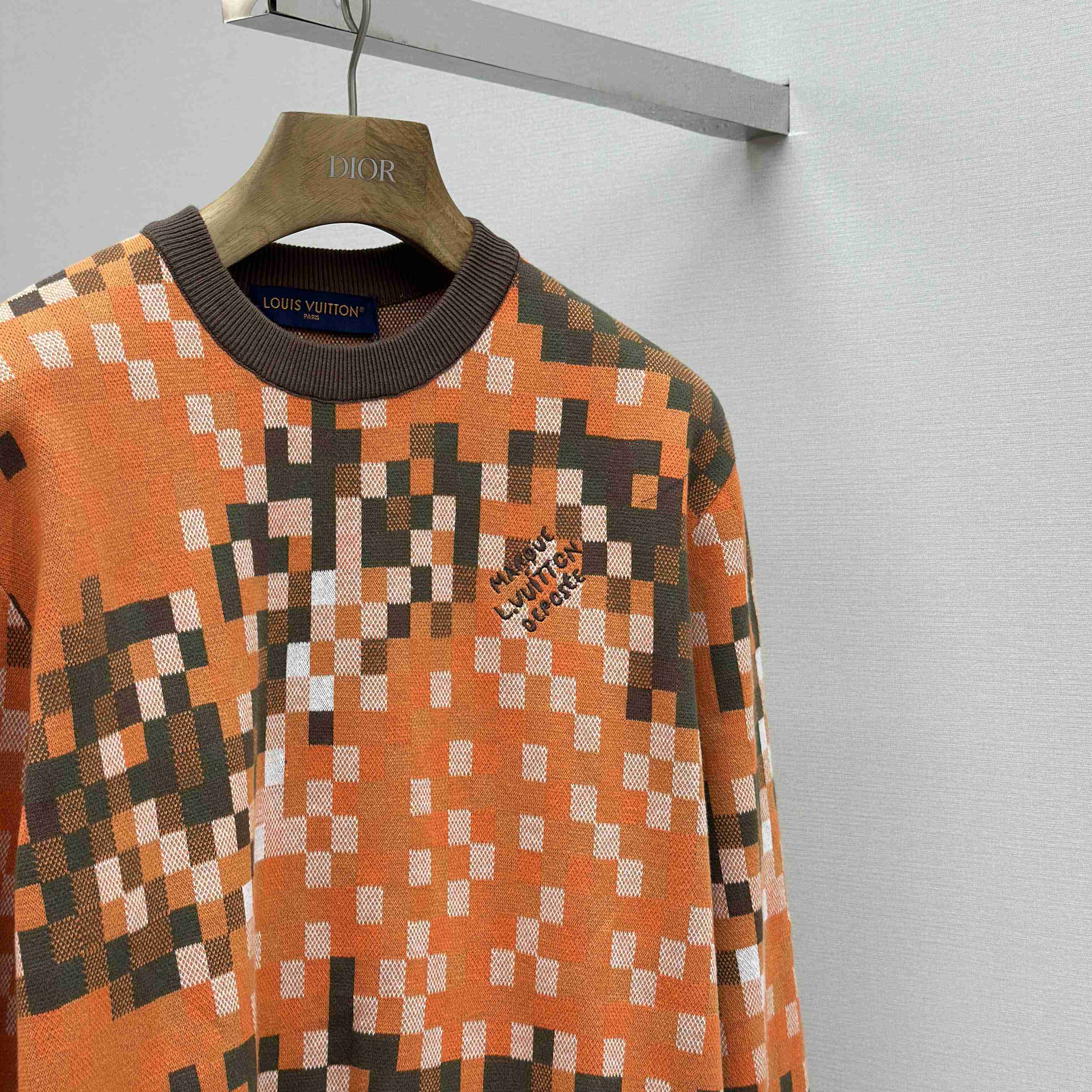 Louis Vuitton Jacquard Cotton Pullover   1AFXRN - DopestKickz