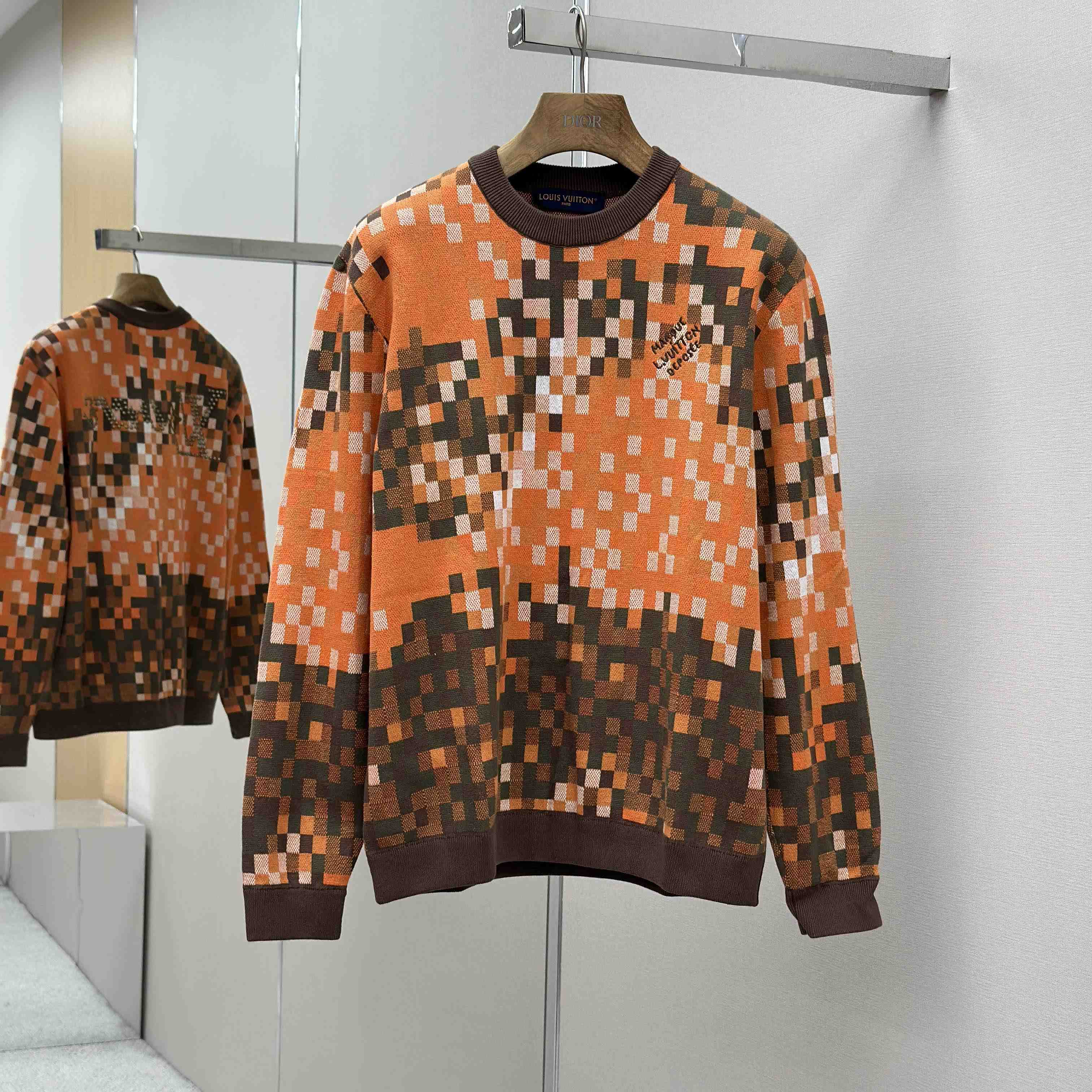 Louis Vuitton Jacquard Cotton Pullover   1AFXRN - DopestKickz