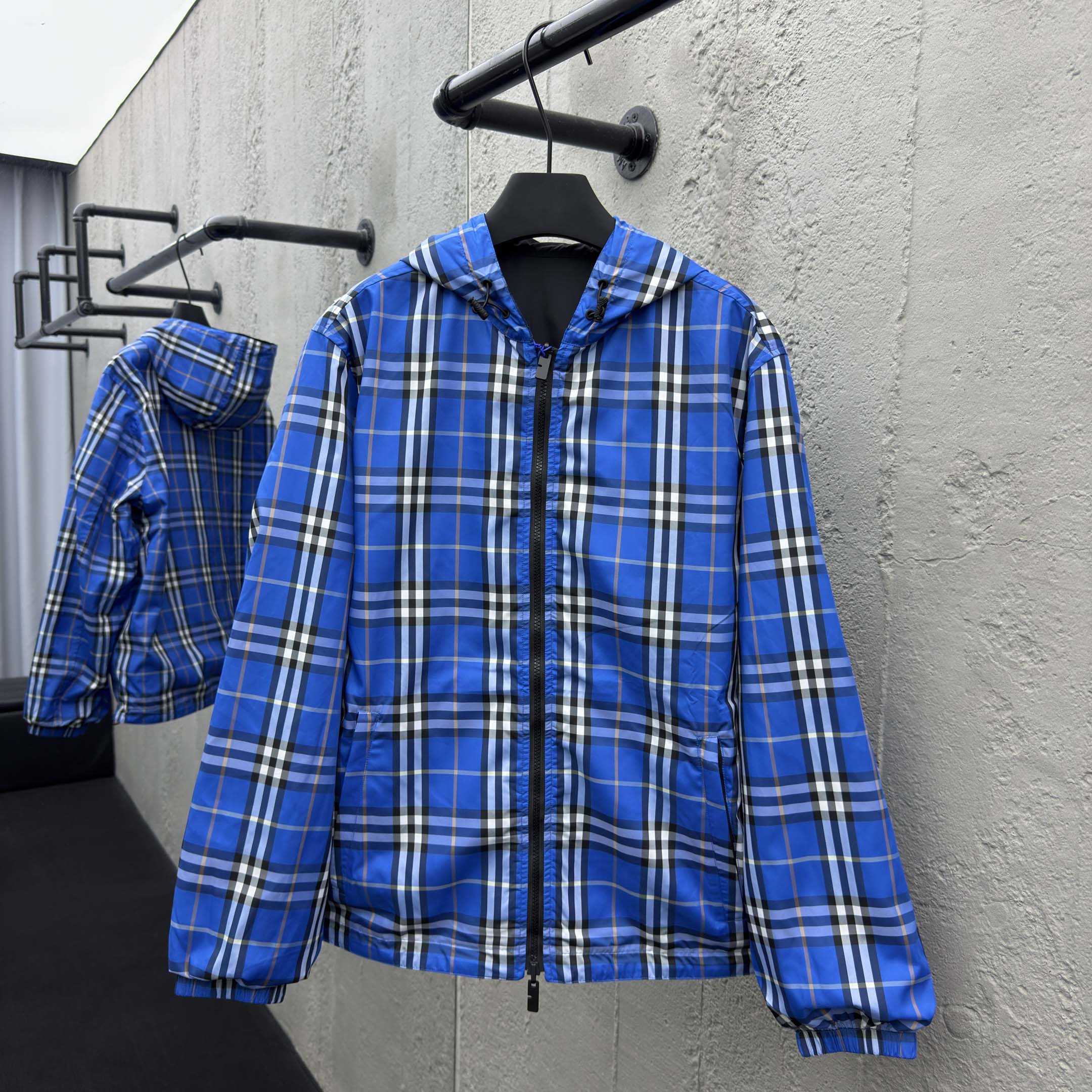 Burberry Reversible Check Hooded Jacket - DopestKickz