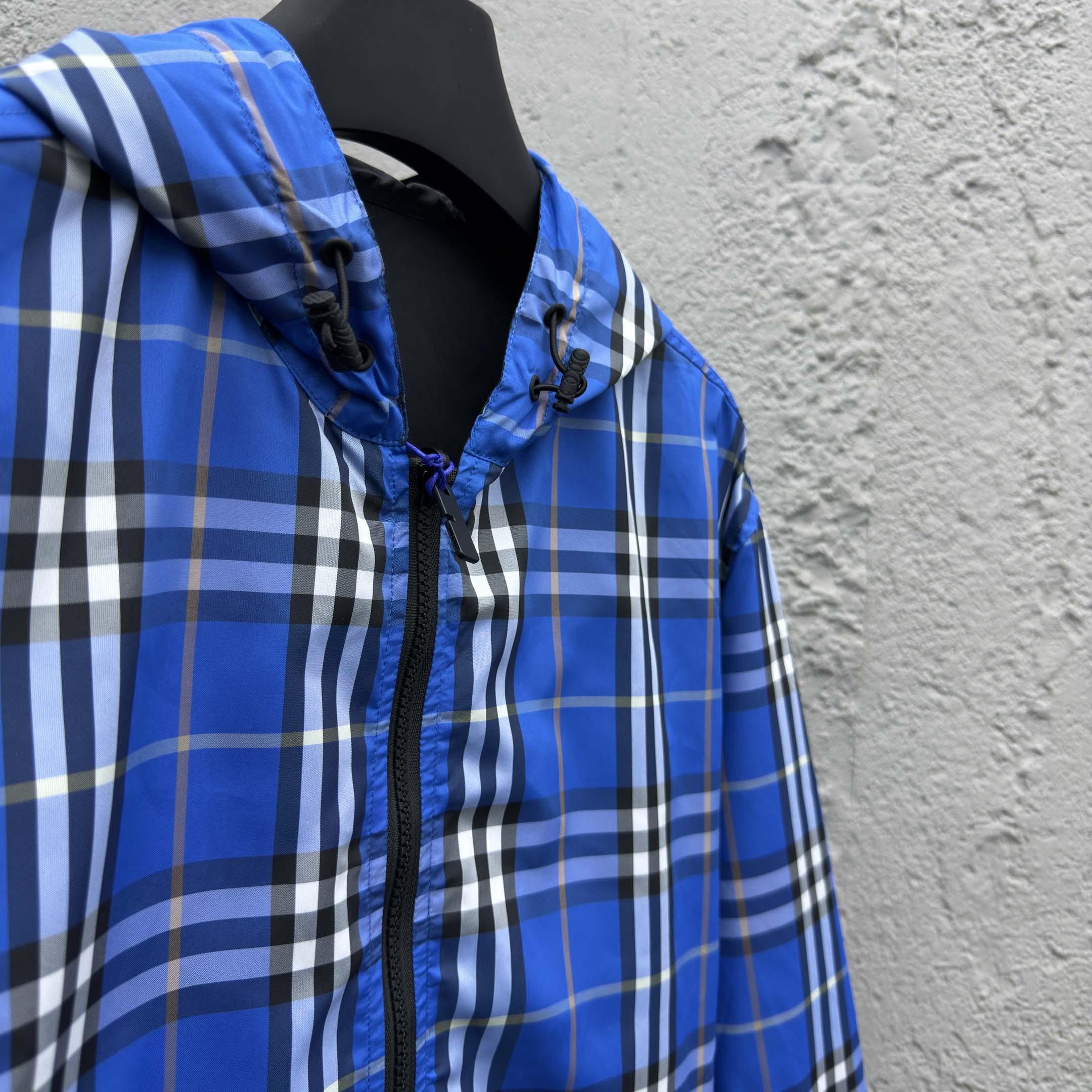 Burberry Reversible Check Hooded Jacket - DopestKickz