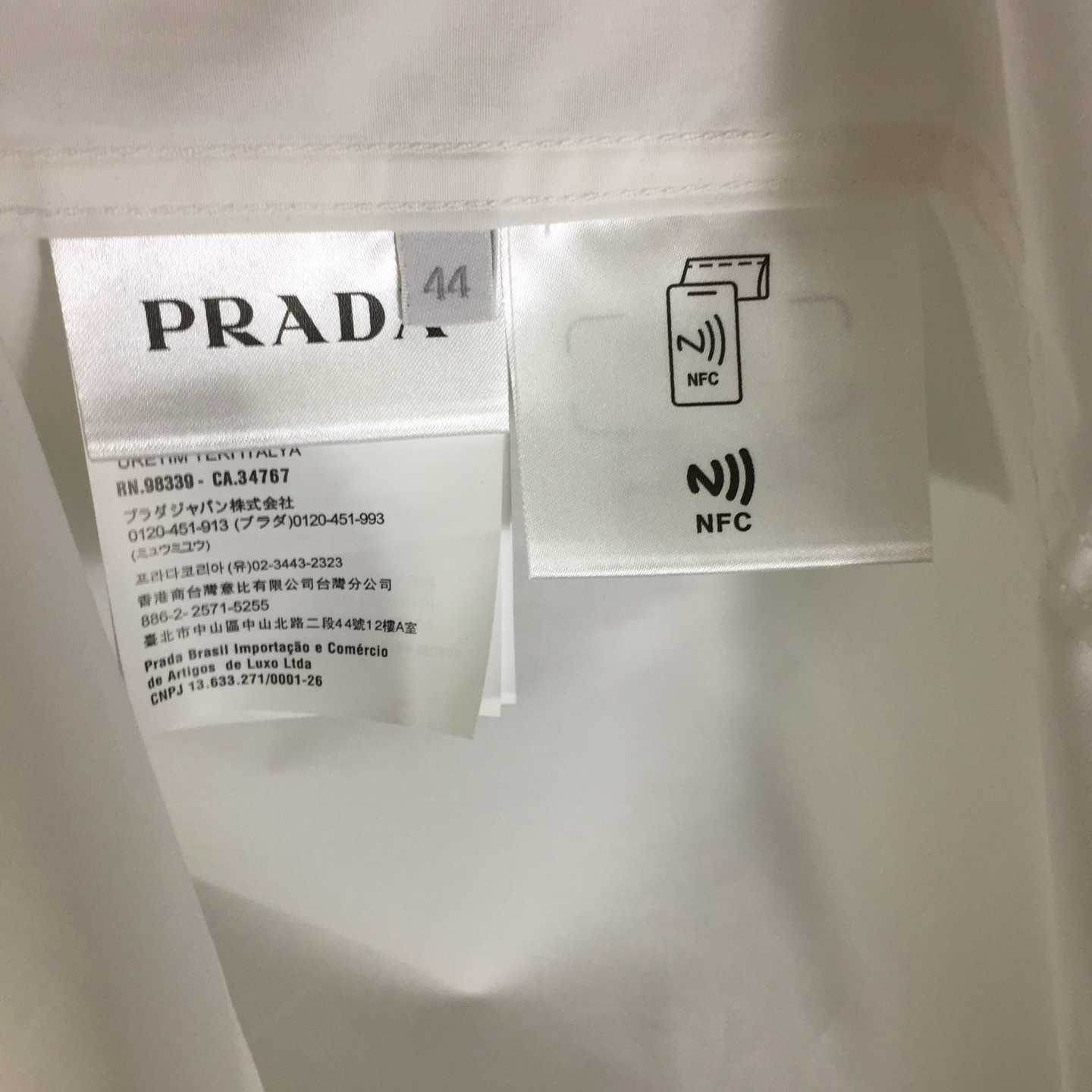 Prada Poplin Shirt - DopestKickz