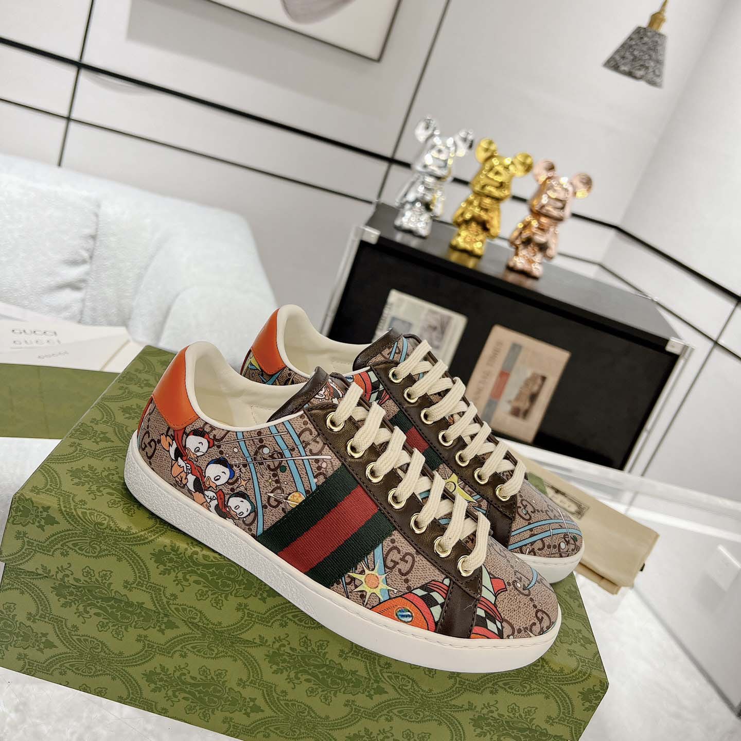 Disney x Gucci Ace 'Huey, Dewey and Louie' - DopestKickz