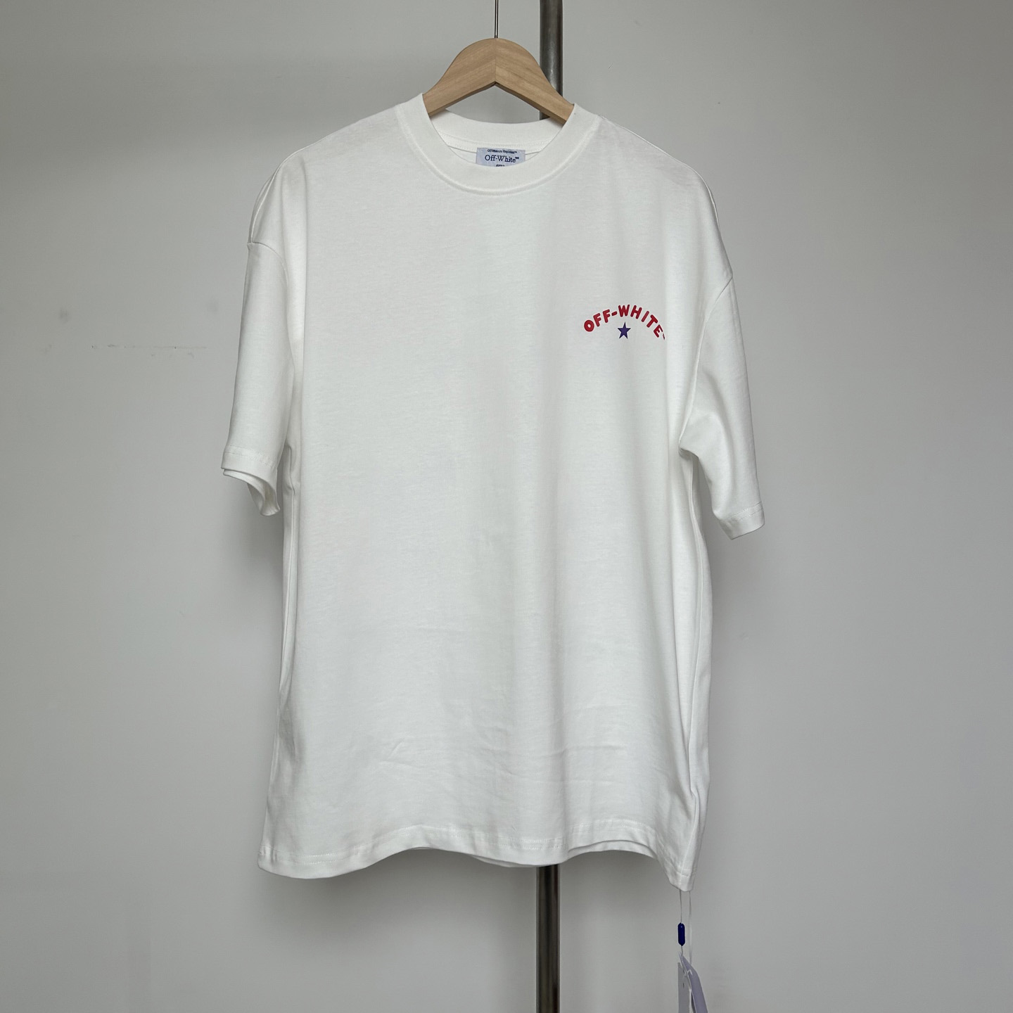 Off-White White Starry Arrow T-Shirt - DopestKickz