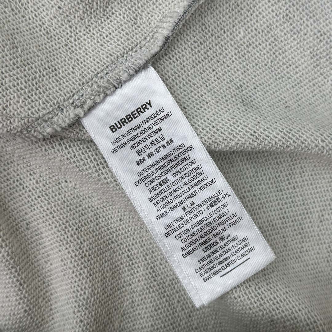 Burberry Check Trim Cotton Hoodie - DopestKickz