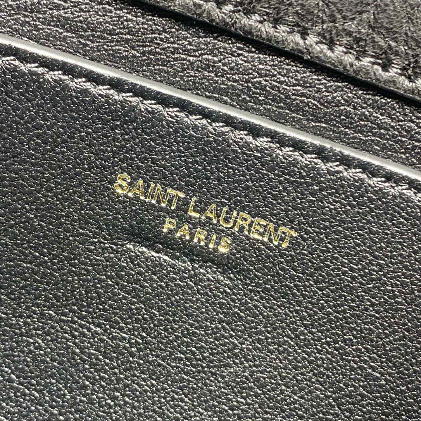 Saint Laurent Cassandre Chain Pouch In Lambskin - DopestKickz