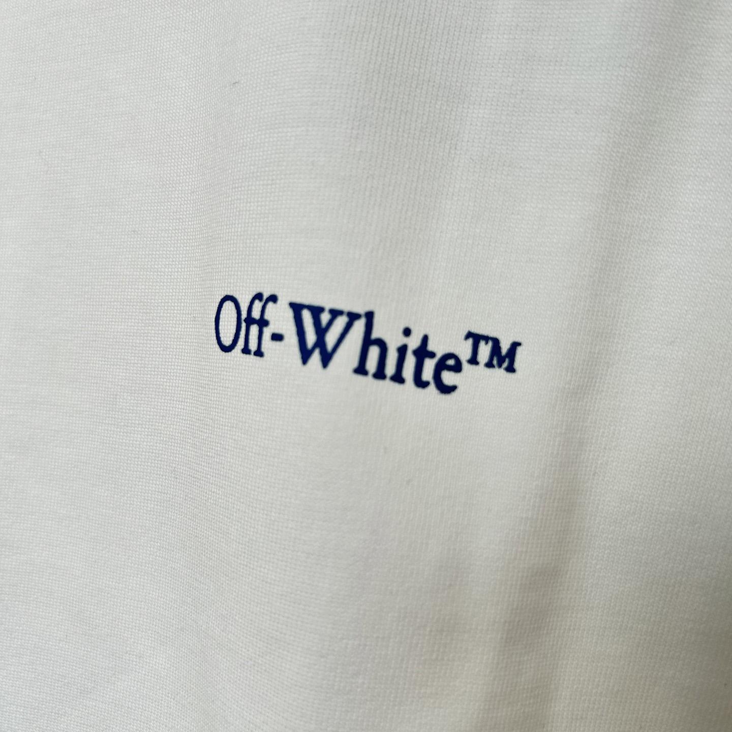 Off-White White Barber Arrow T-Shirt - DopestKickz