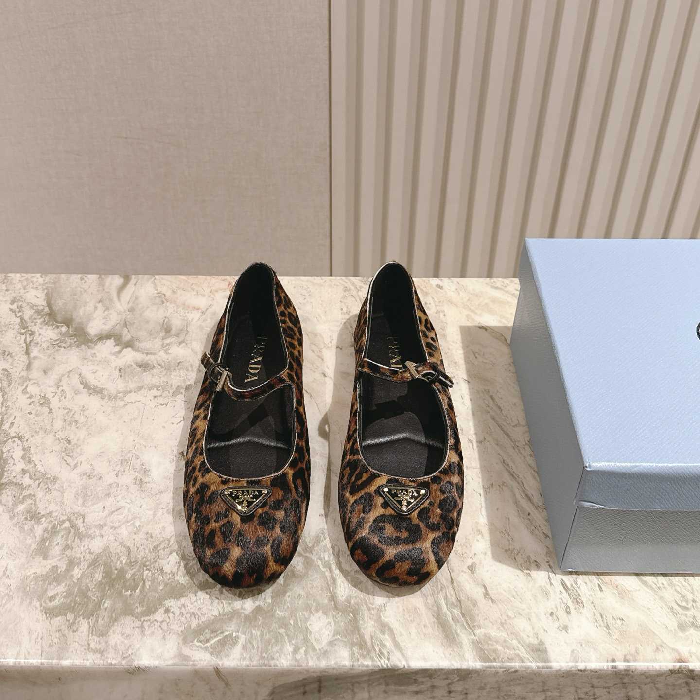 Prada leopard-print Ballerina Shoes - DopestKickz