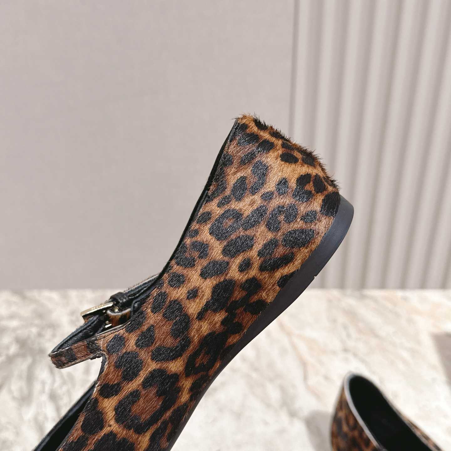 Prada leopard-print Ballerina Shoes - DopestKickz