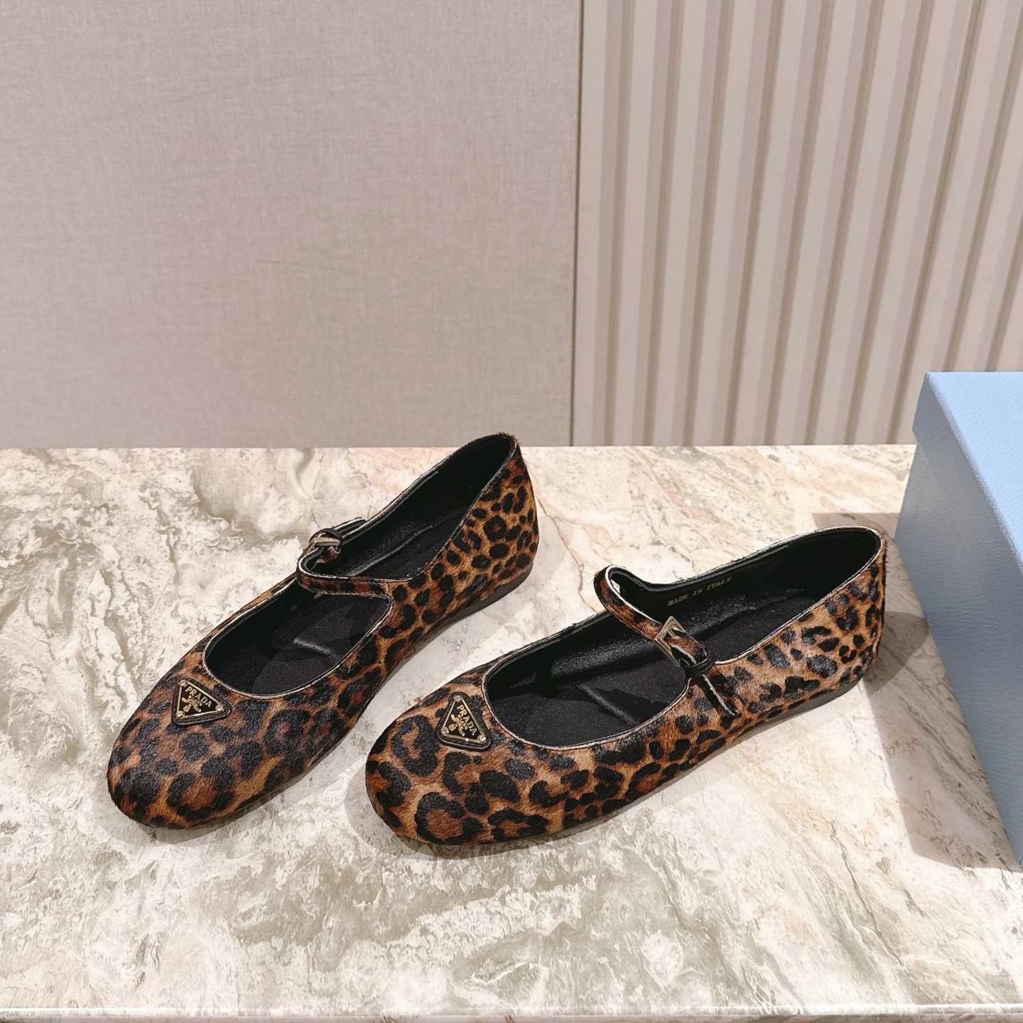 Prada leopard-print Ballerina Shoes - DopestKickz