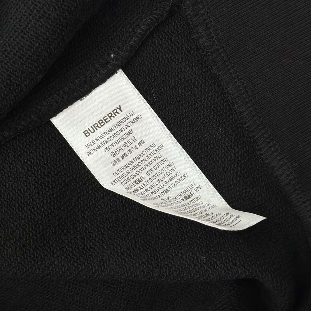 Burberry Check Trim Cotton Sweatshirt - DopestKickz