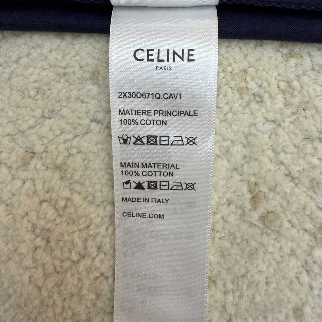 Celine Triomphe Regular T-shirt In Cotton Jersey - DopestKickz