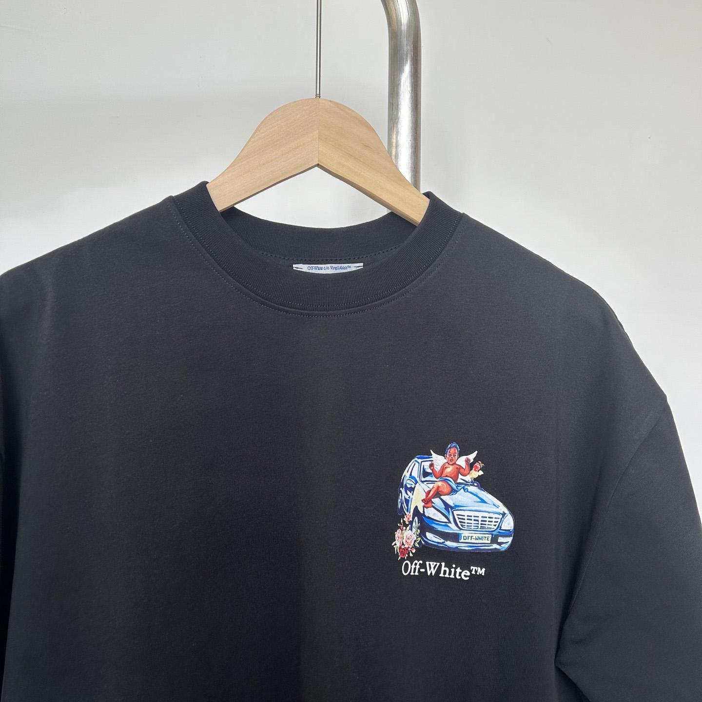 Off-White Black Fresco Arrow T-Shirt    - DopestKickz