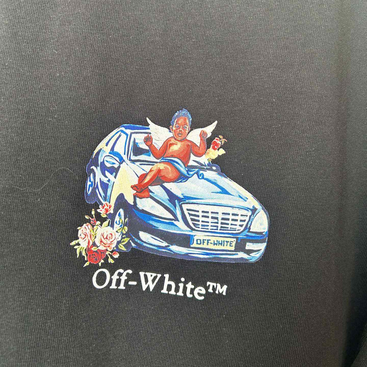 Off-White Black Fresco Arrow T-Shirt    - DopestKickz