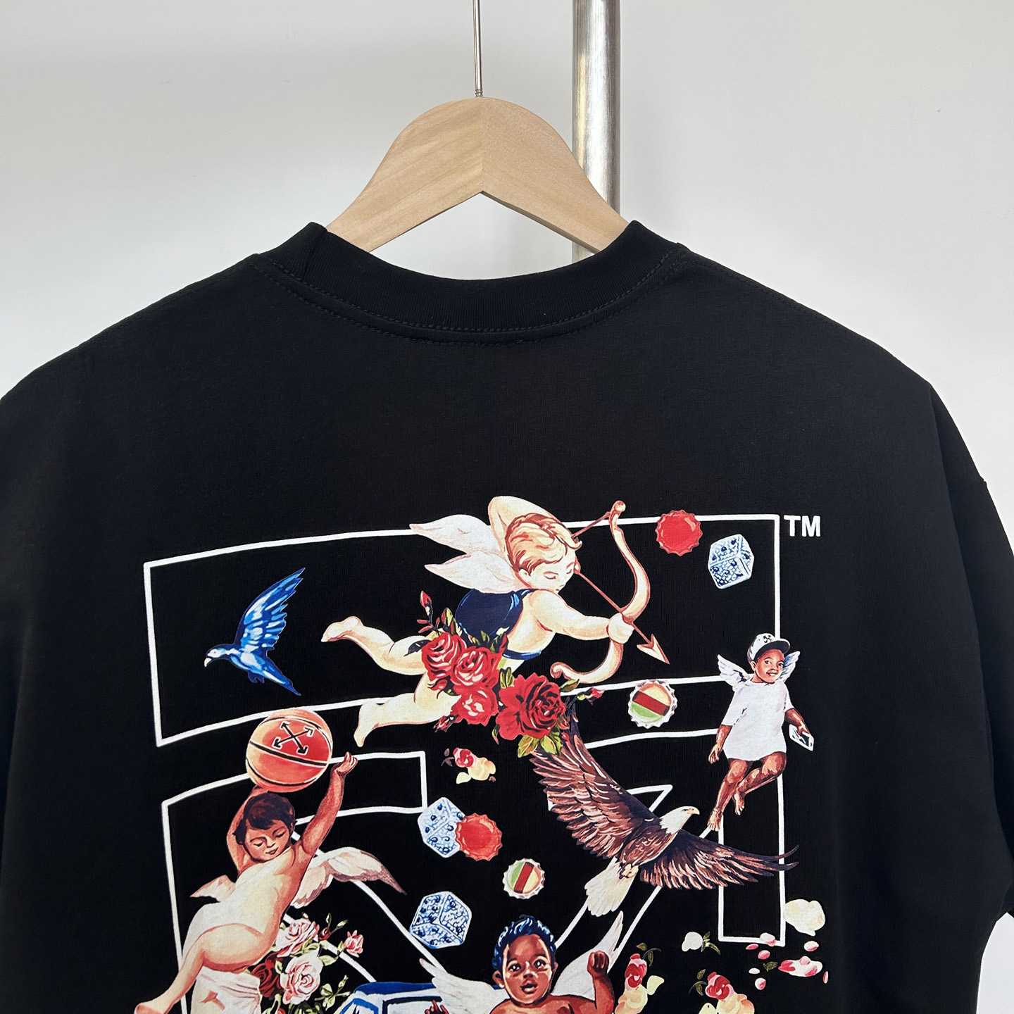 Off-White Black Fresco Arrow T-Shirt    - DopestKickz