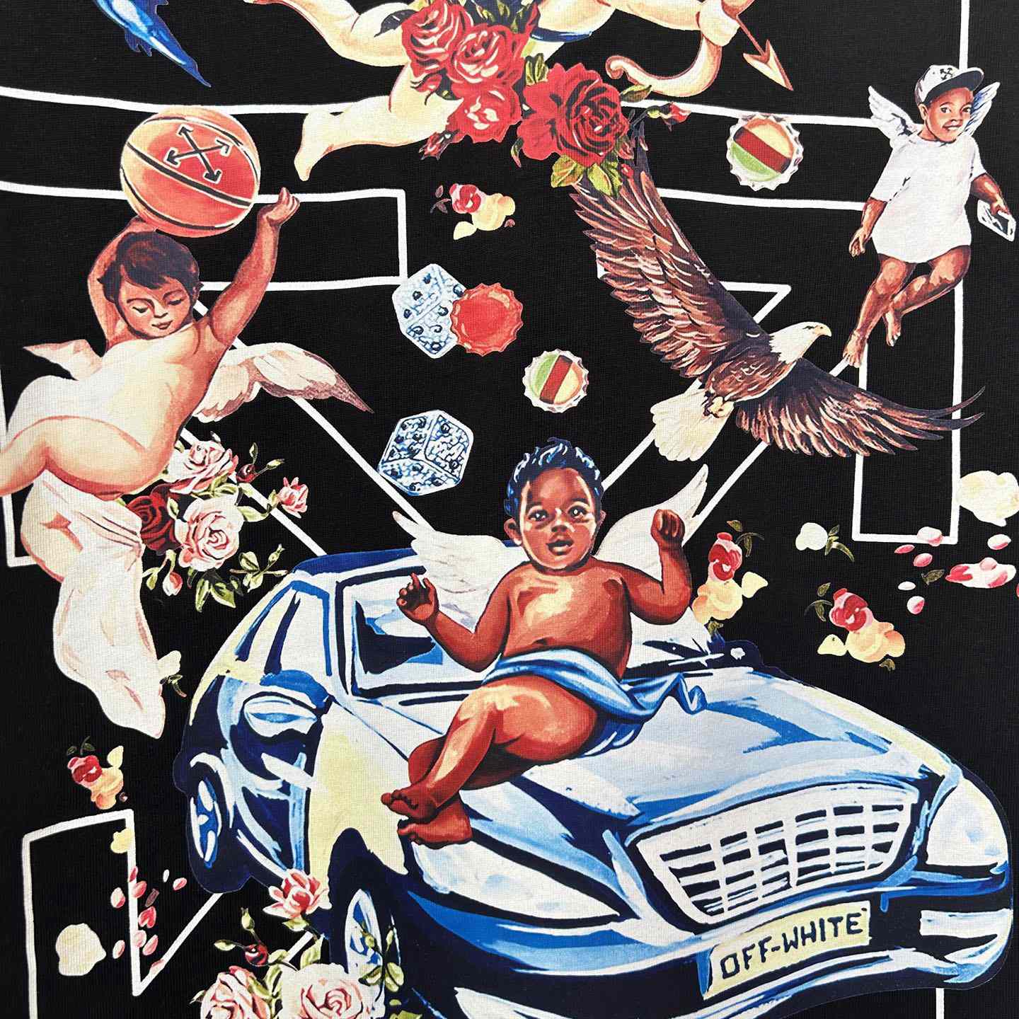 Off-White Black Fresco Arrow T-Shirt    - DopestKickz