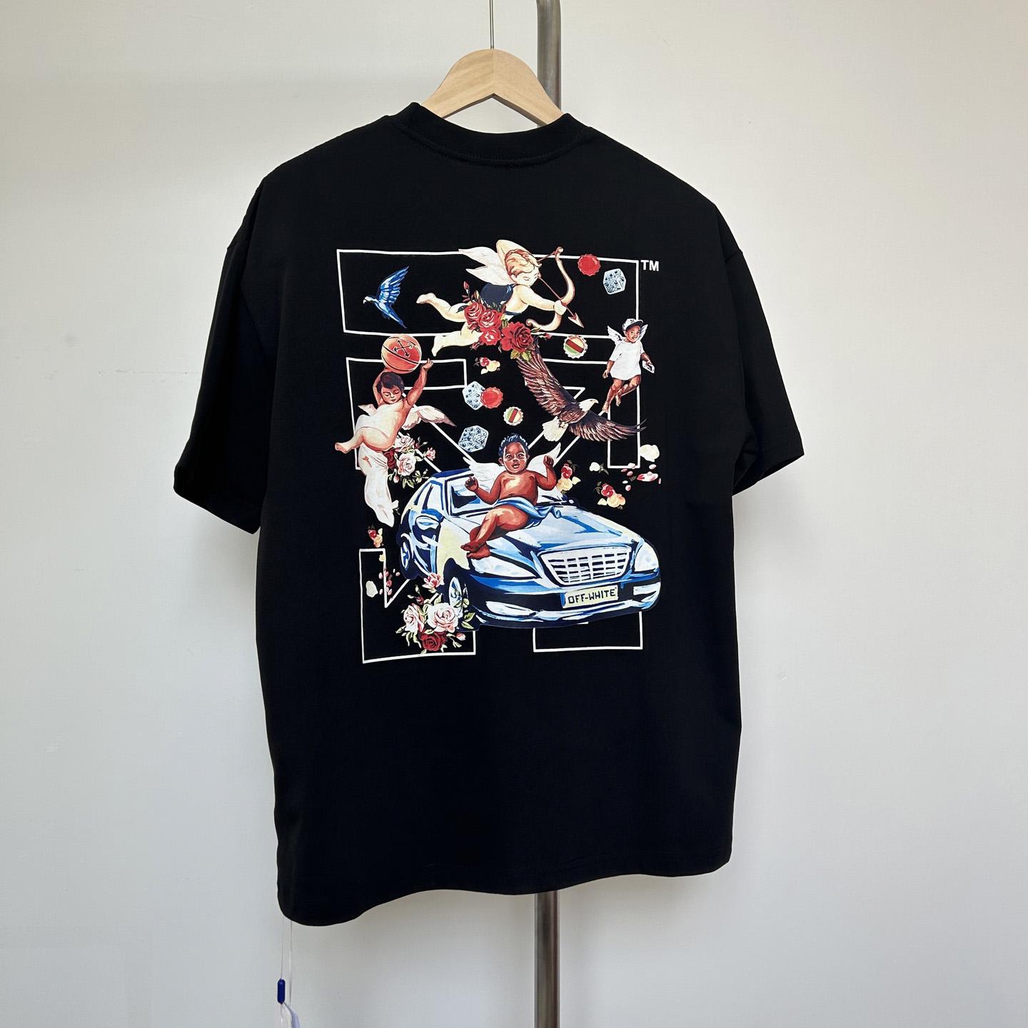 Off-White Black Fresco Arrow T-Shirt    - DopestKickz