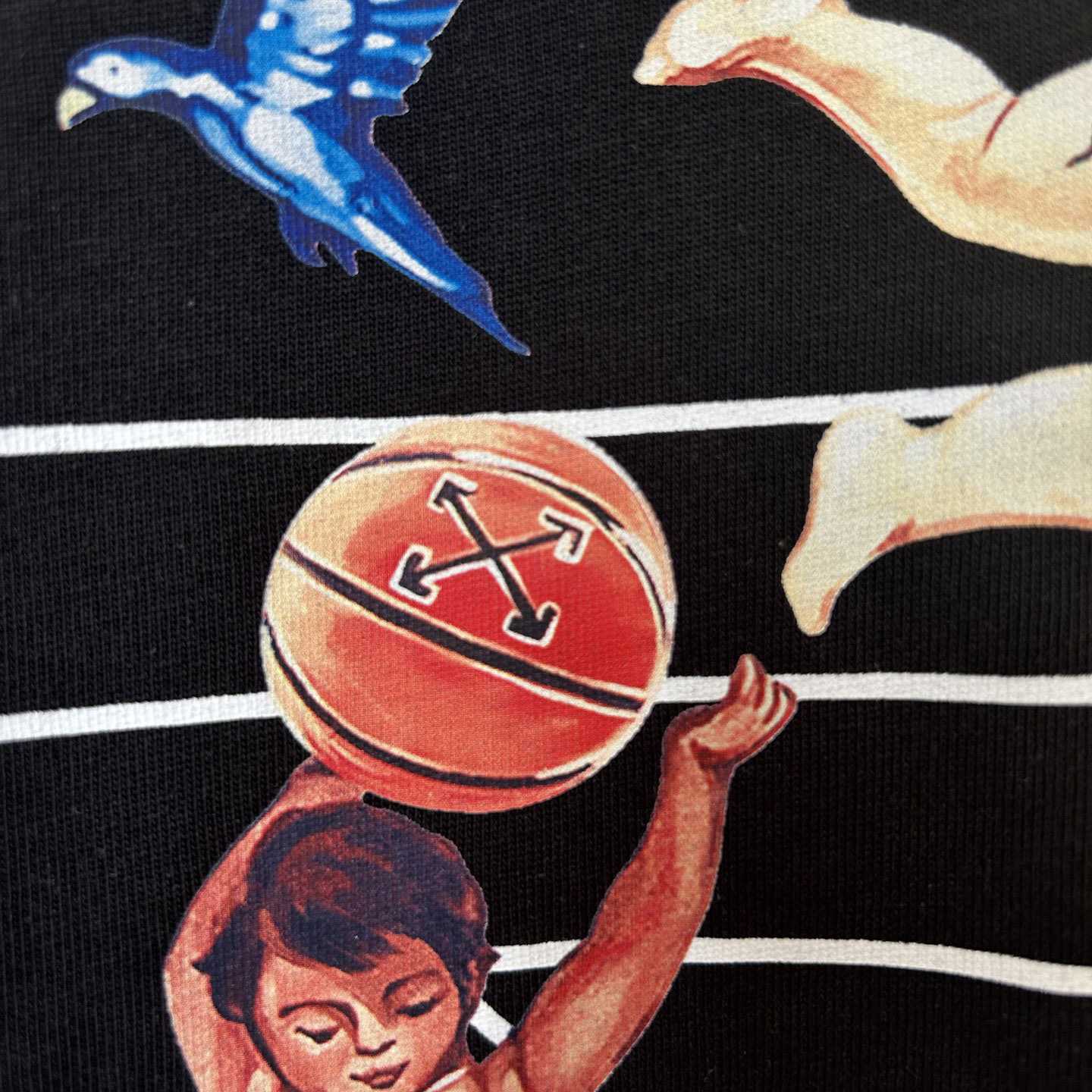 Off-White Black Fresco Arrow T-Shirt    - DopestKickz