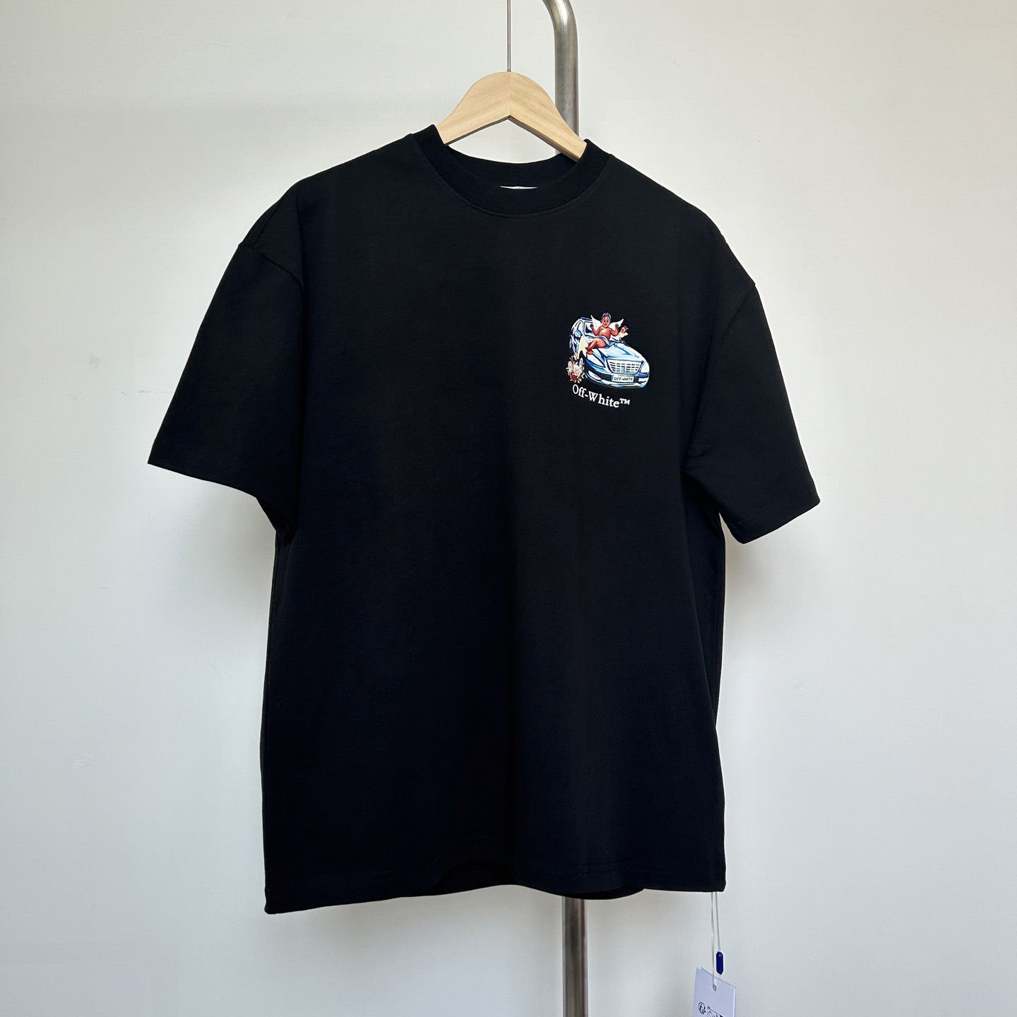 Off-White Black Fresco Arrow T-Shirt    - DopestKickz