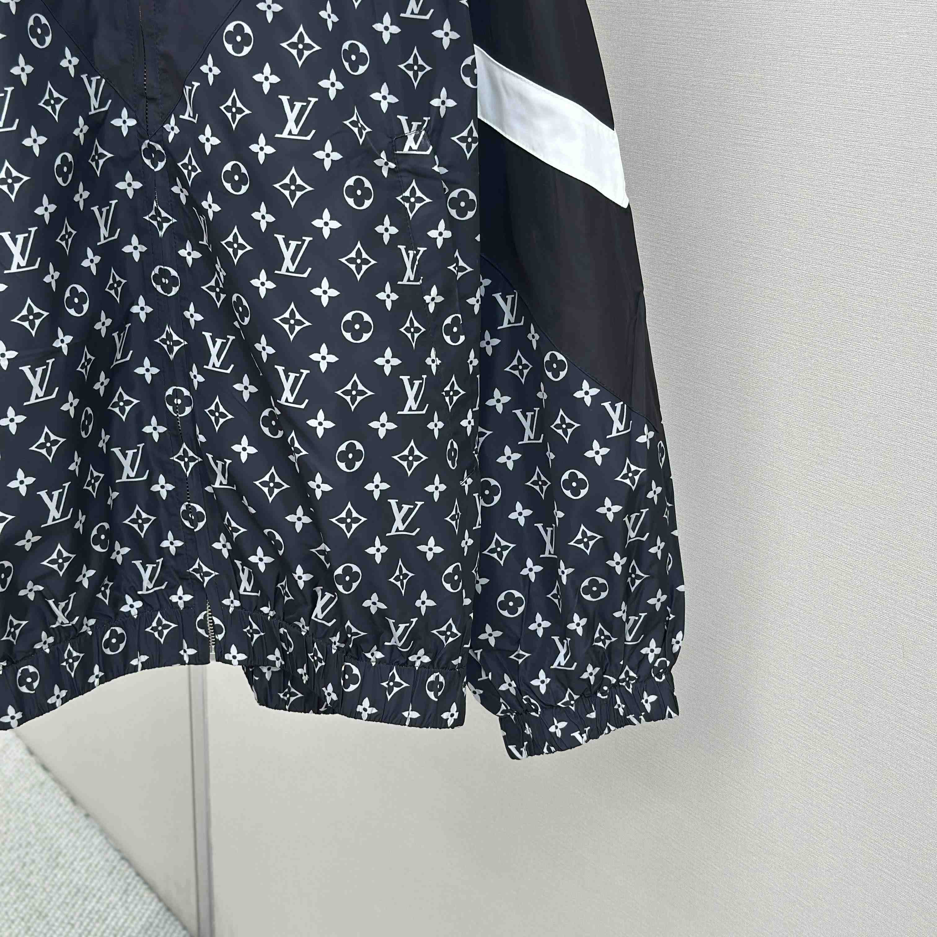 Louis Vuitton Monogram Printed Nylon Tracksuit Top   1AILQ5 - DopestKickz