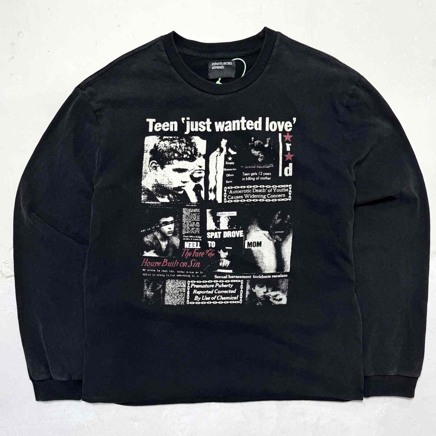 Enfants Riches Deprimes Teen Just Wanted Love Shirt - DopestKickz