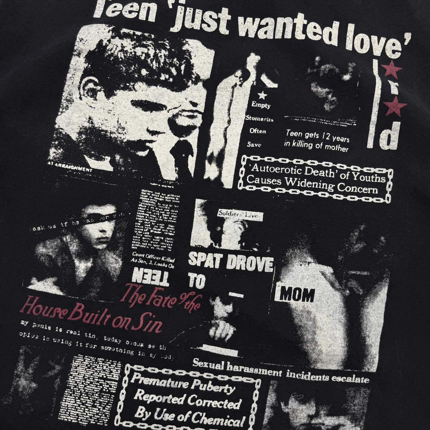 Enfants Riches Deprimes Teen Just Wanted Love Shirt - DopestKickz