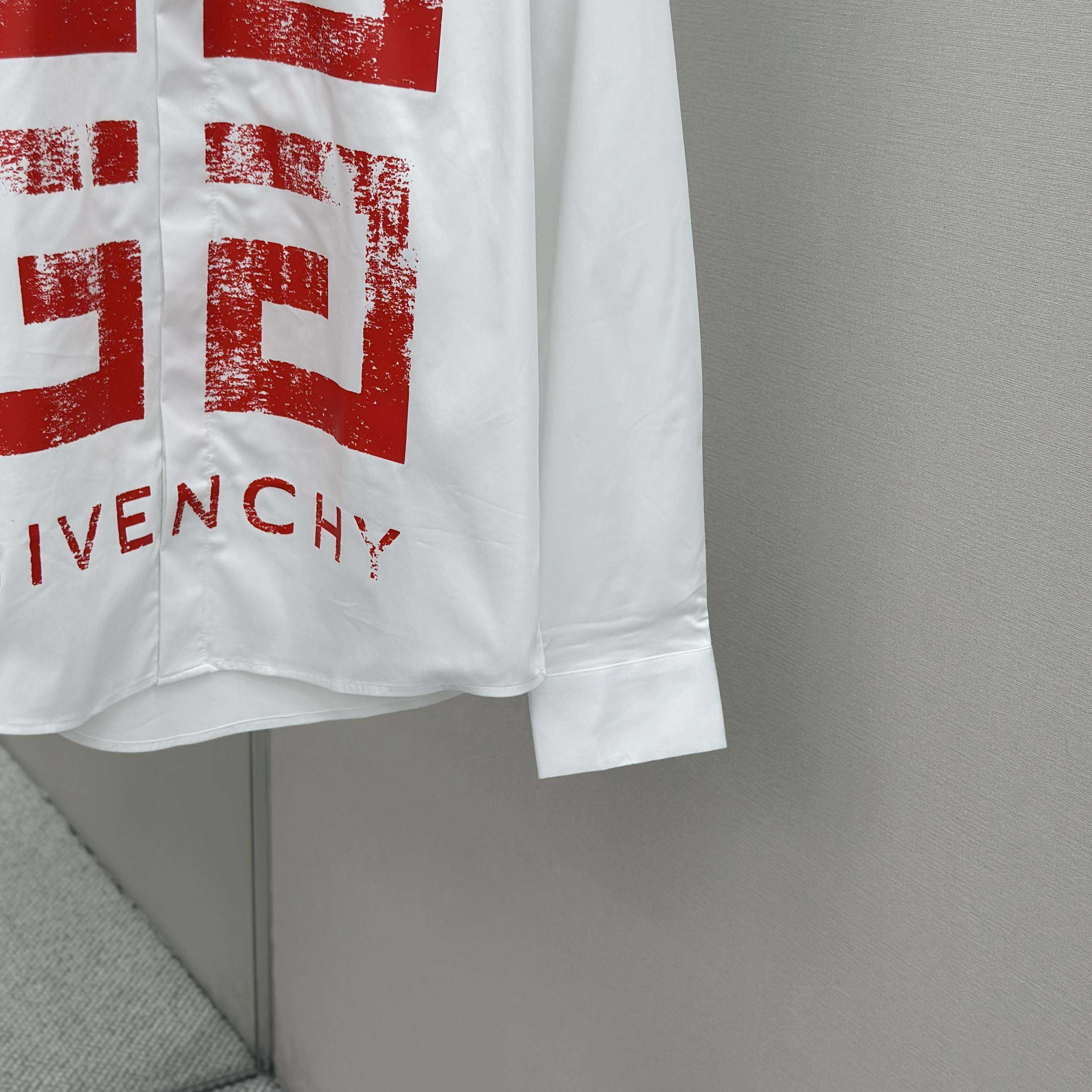 Givenchy Cotton Shirt with 4G Stars - DopestKickz