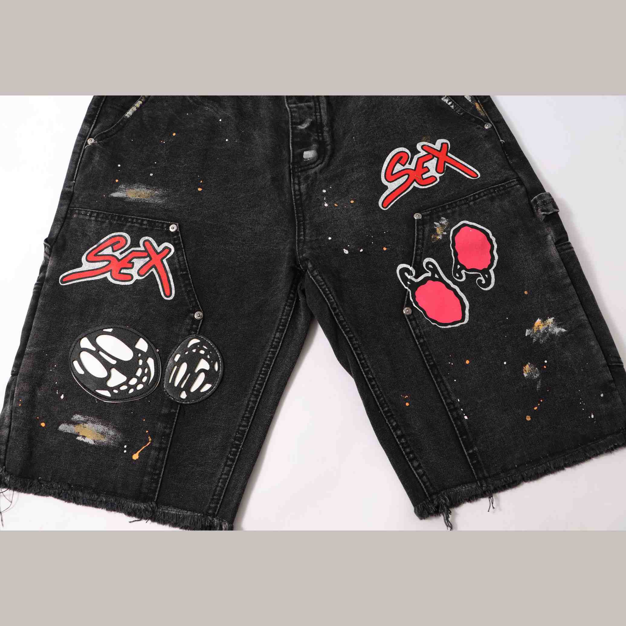 Chrome Hearts Denim Shorts - DopestKickz