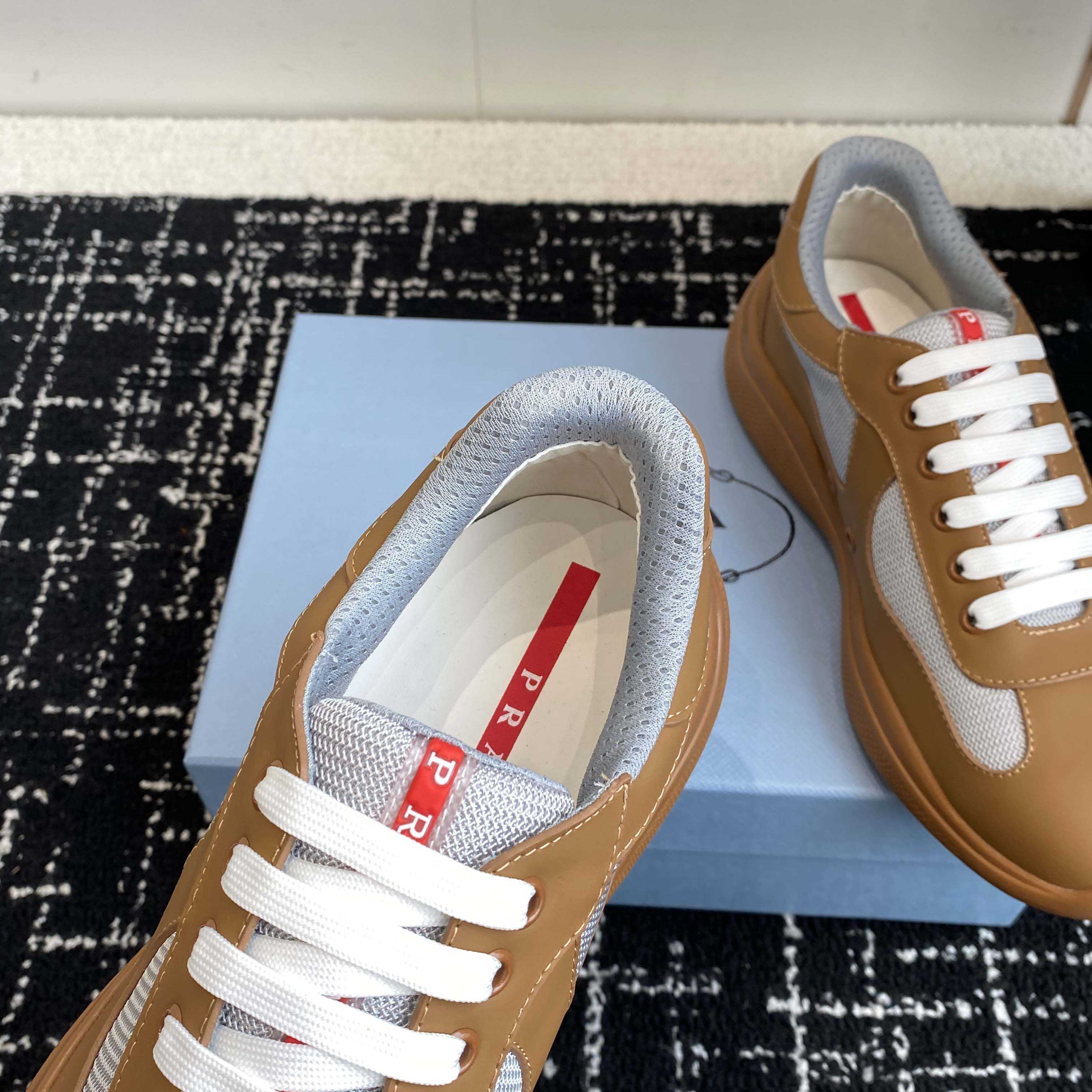 Prada America's Cup Soft Rubber And Bike Fabric Sneakers - DopestKickz